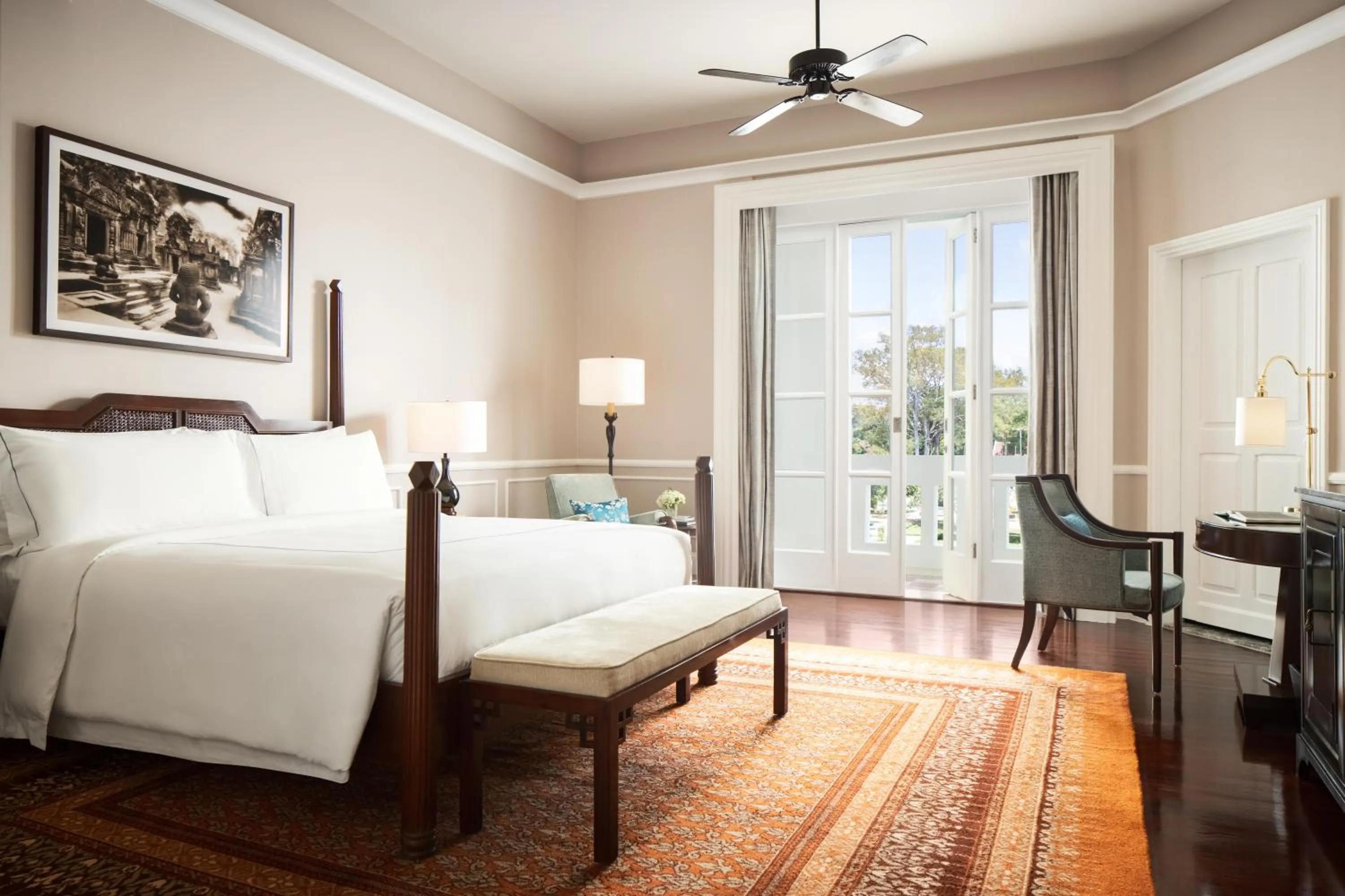 Bedroom, Bed in Raffles Grand Hotel d'Angkor