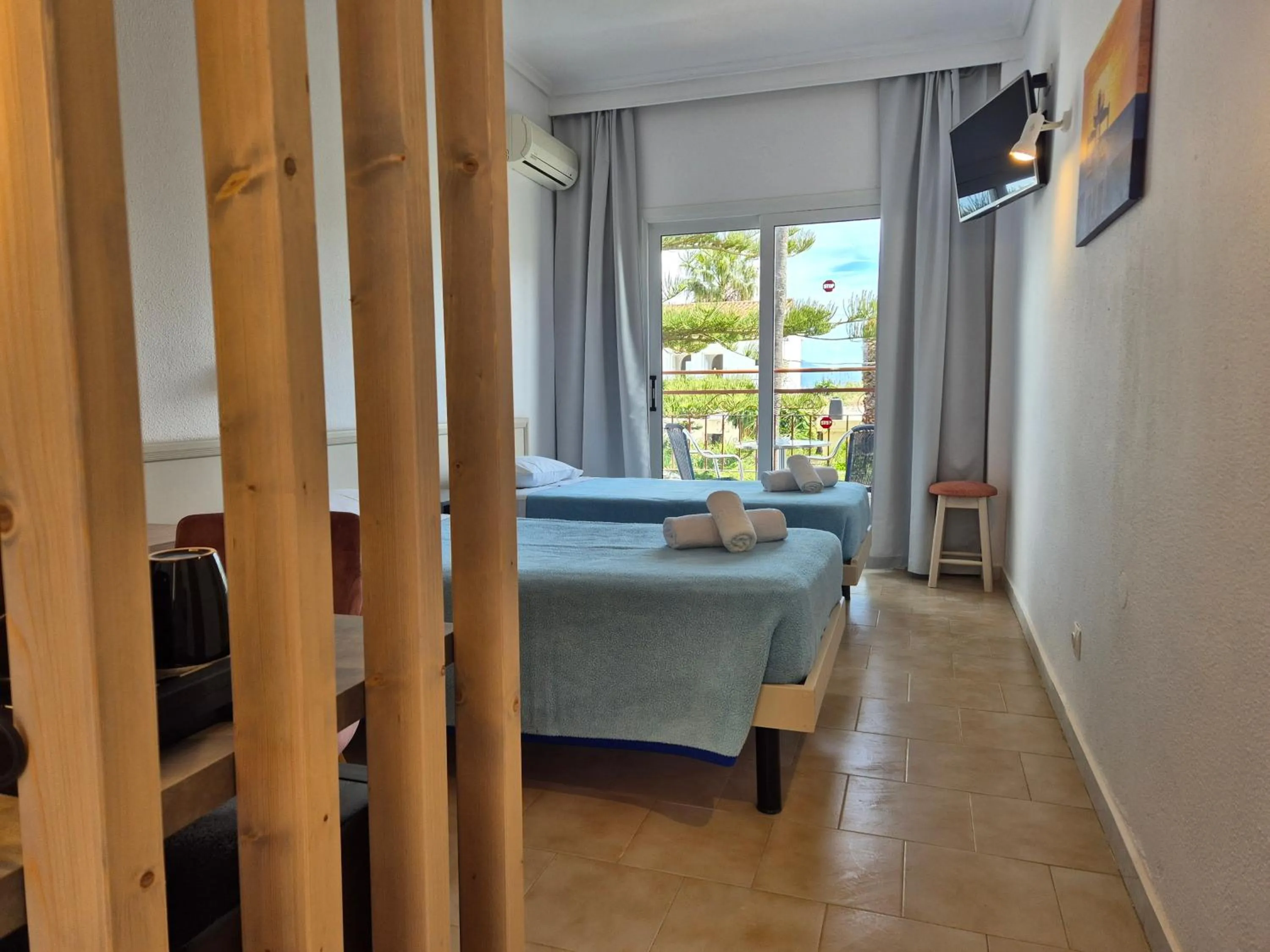 Bed in Morfeas Hotel