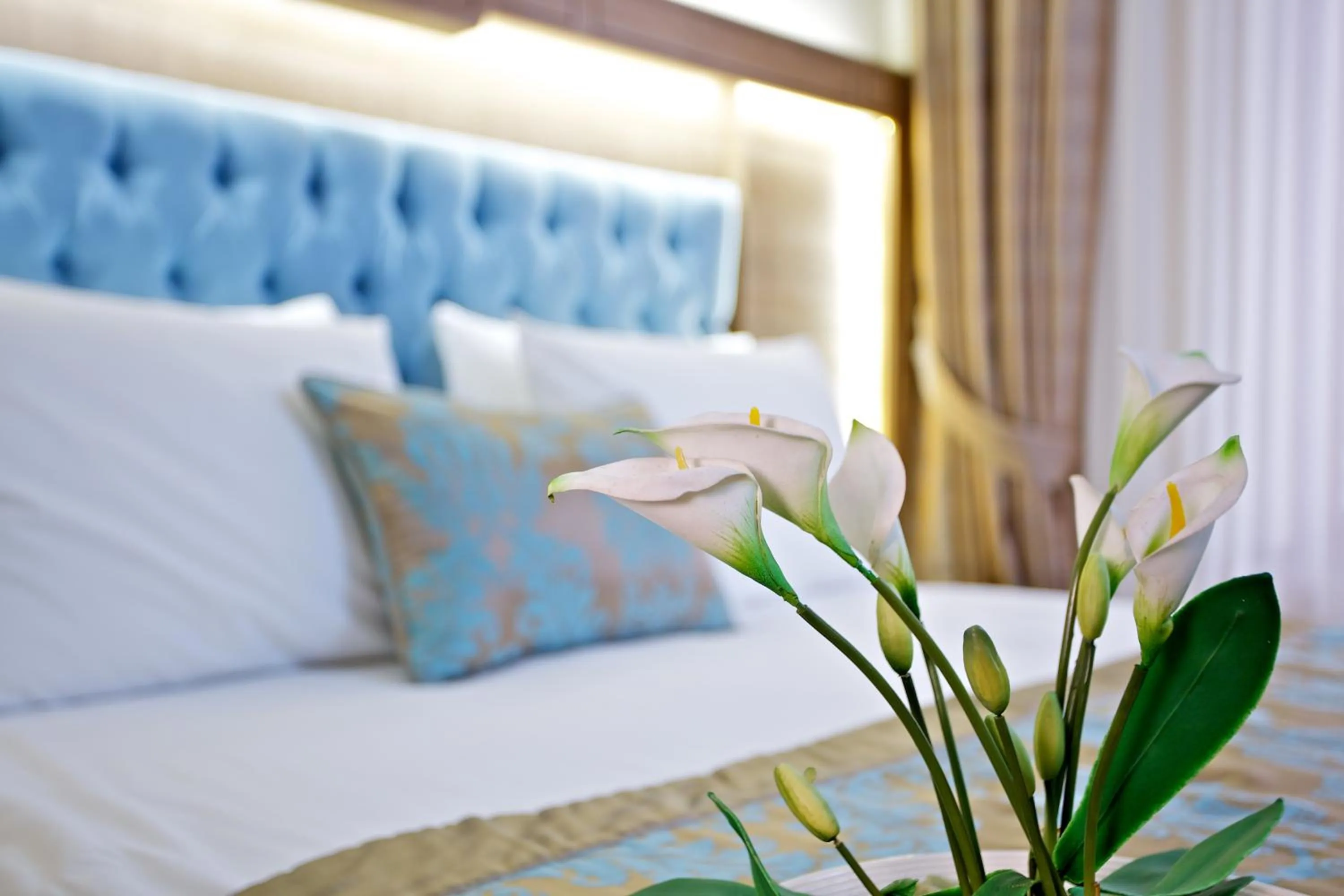 Photo of the whole room, Bed in Budo Hotel