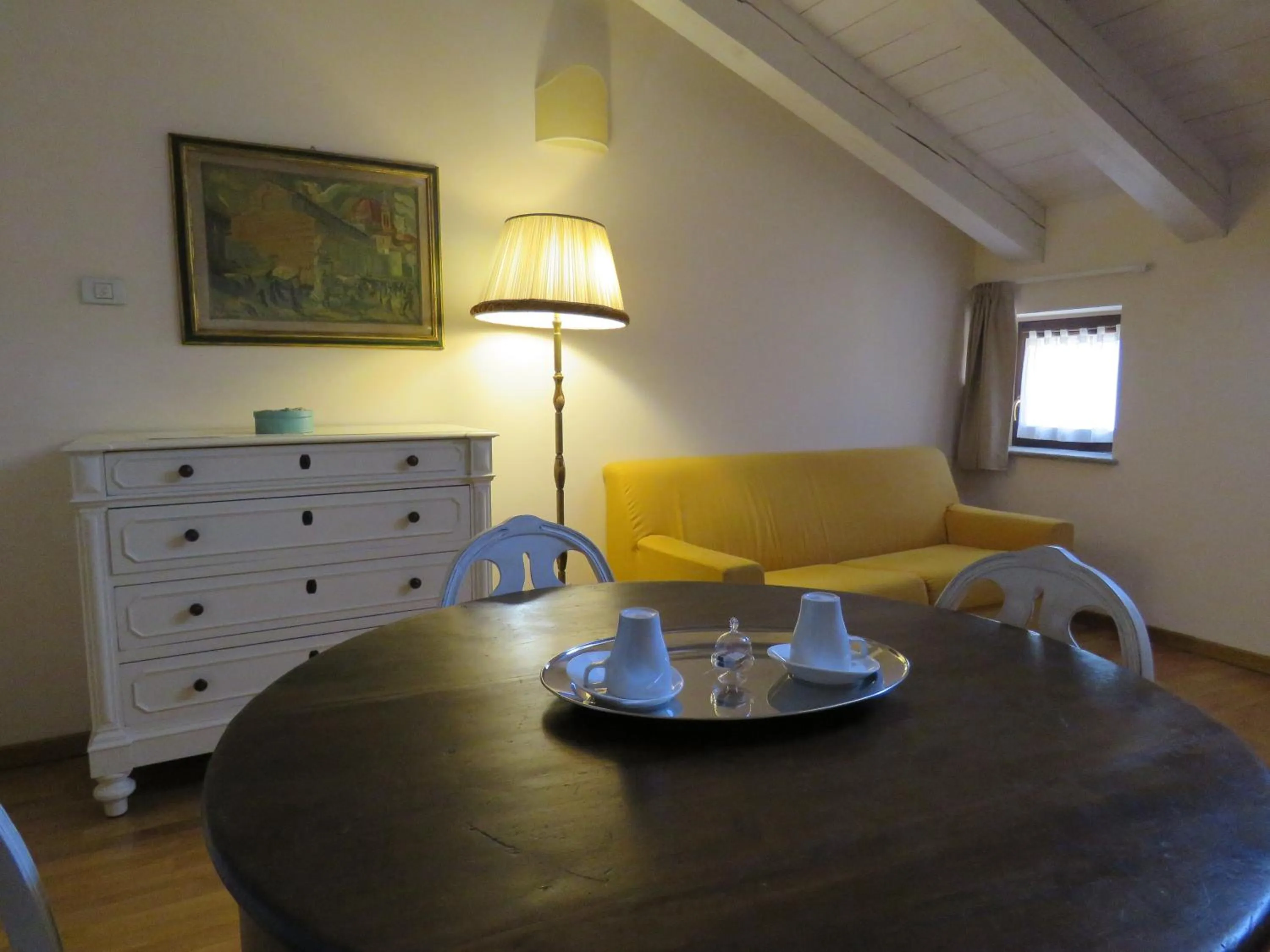 Living room in Relais Palazzo Paleologi Sec.XIV