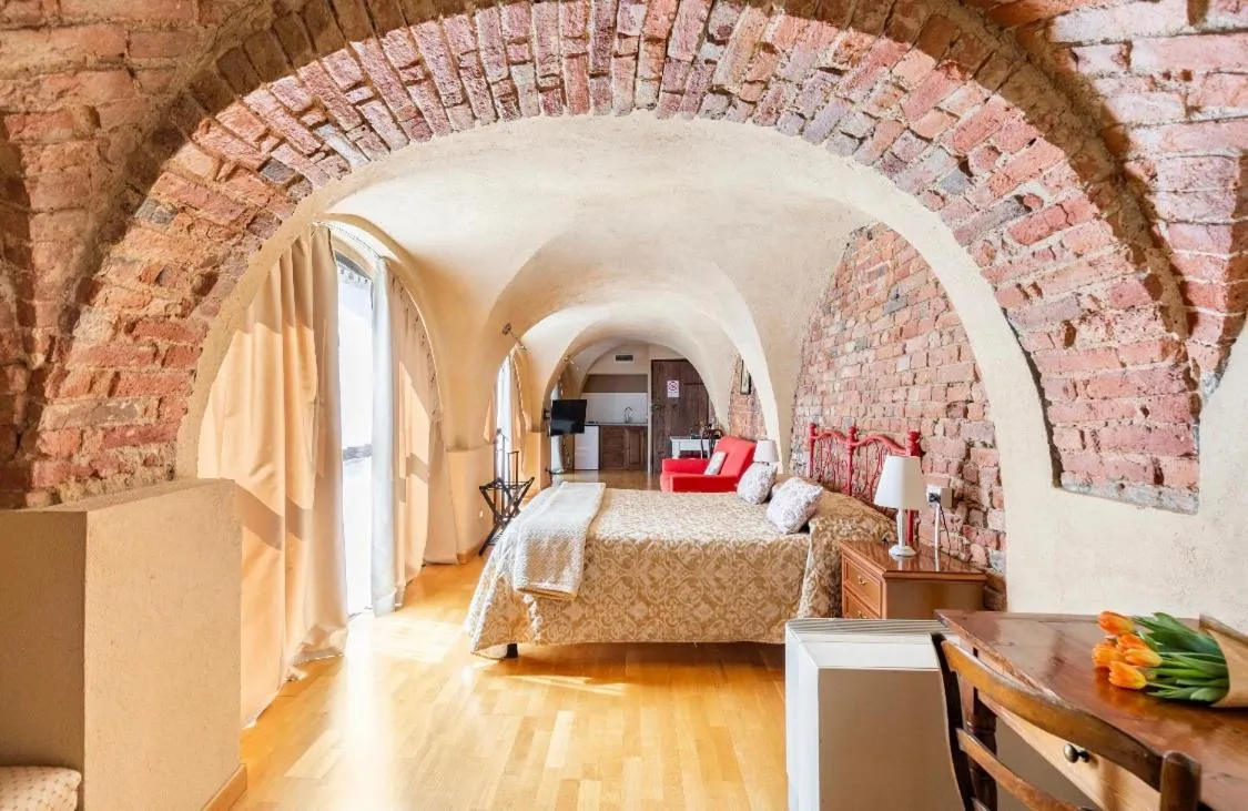 Bedroom, Bed in Relais Palazzo Paleologi Sec.XIV