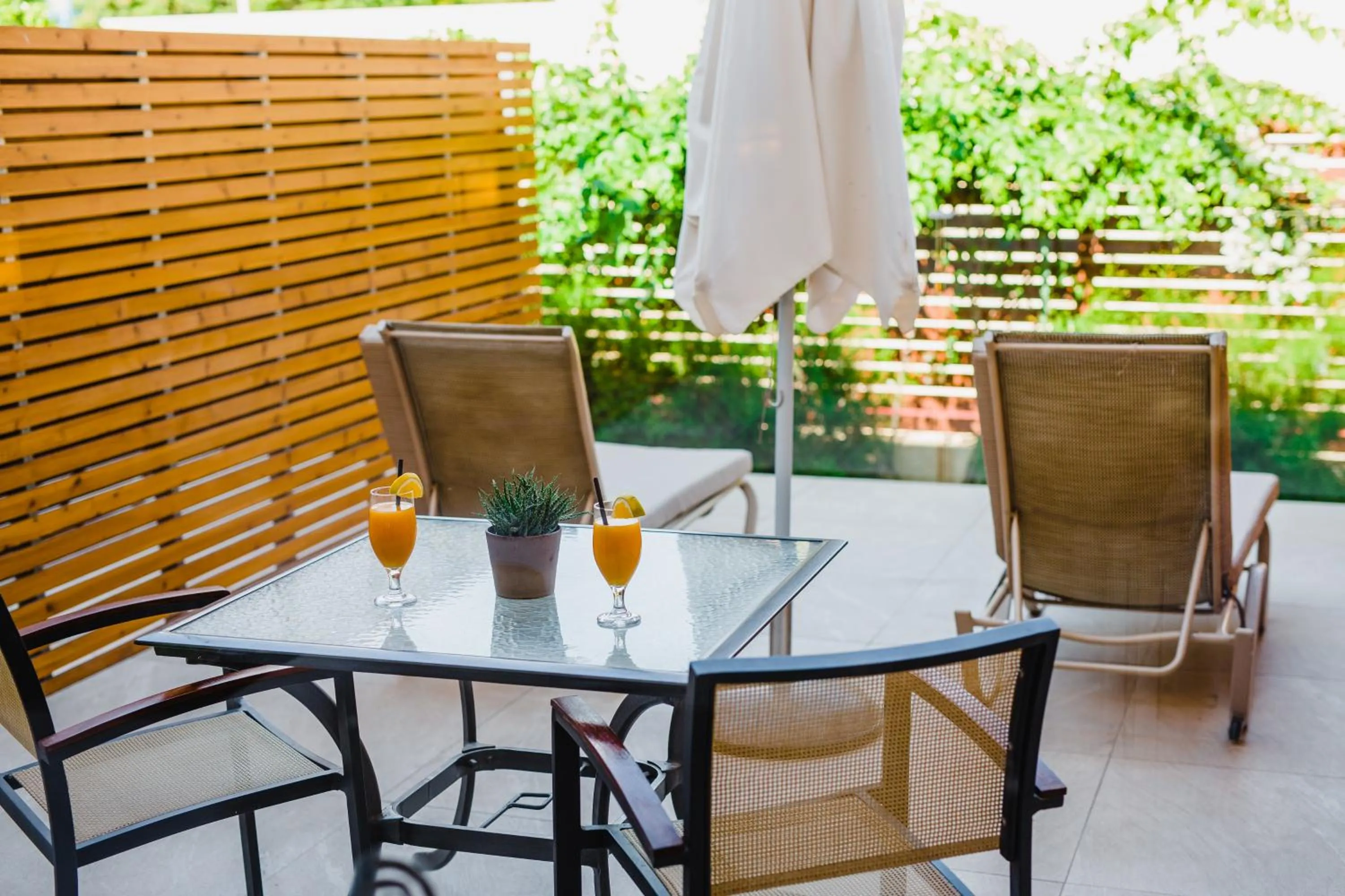 Balcony/Terrace in Napa Plaza Hotel (Adults Only)
