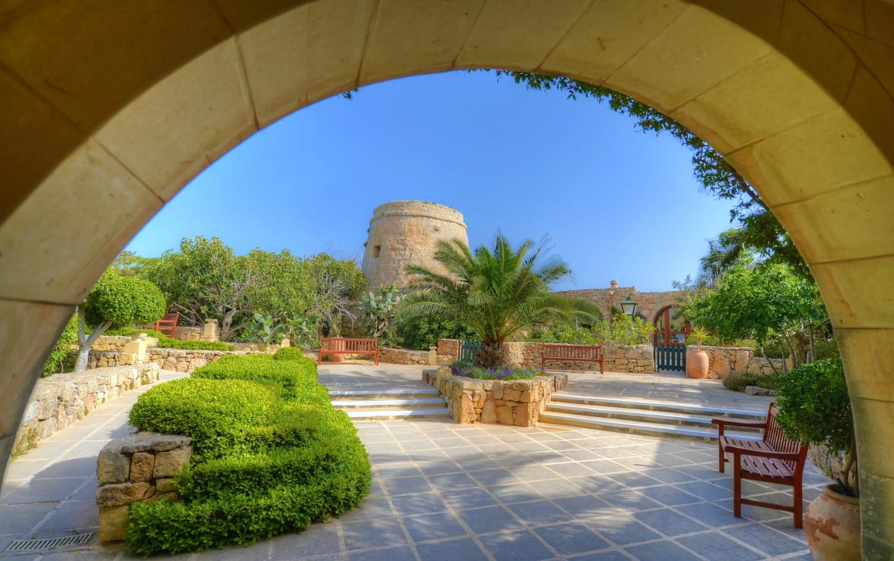 Facade/entrance in Hotel Ta' Cenc & Spa
