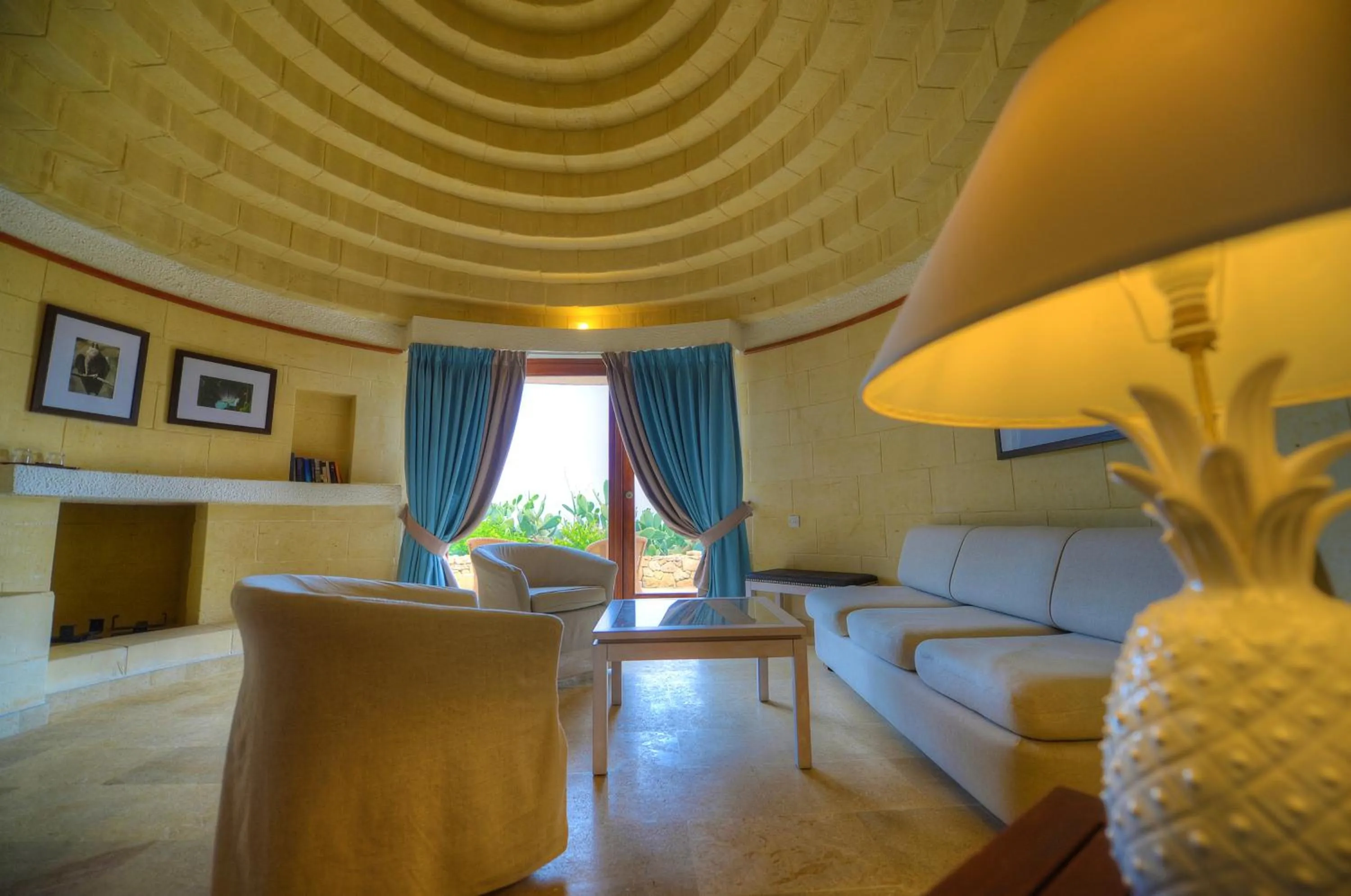 Living room in Hotel Ta' Cenc & Spa