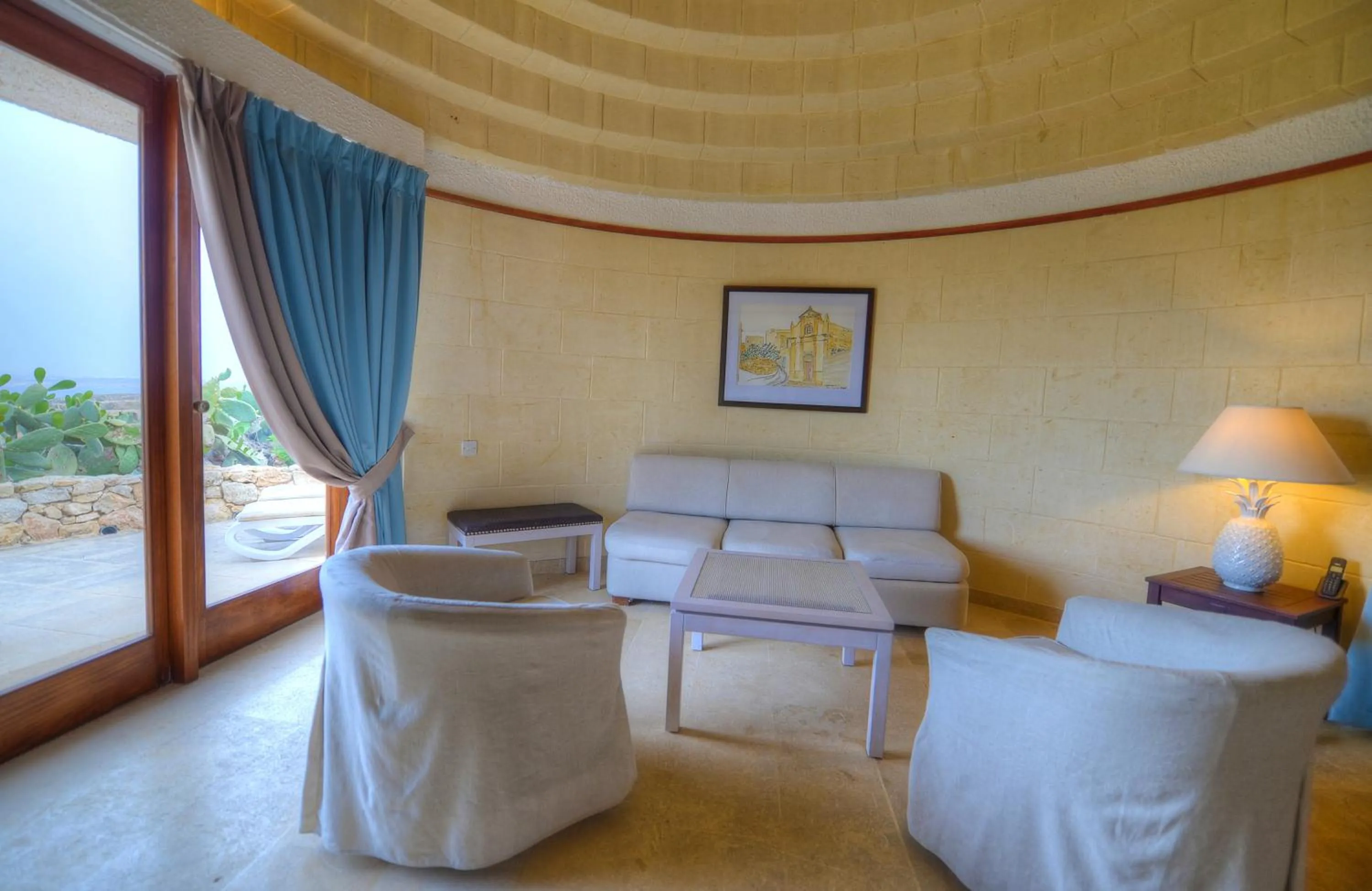 Living room in Hotel Ta' Cenc & Spa