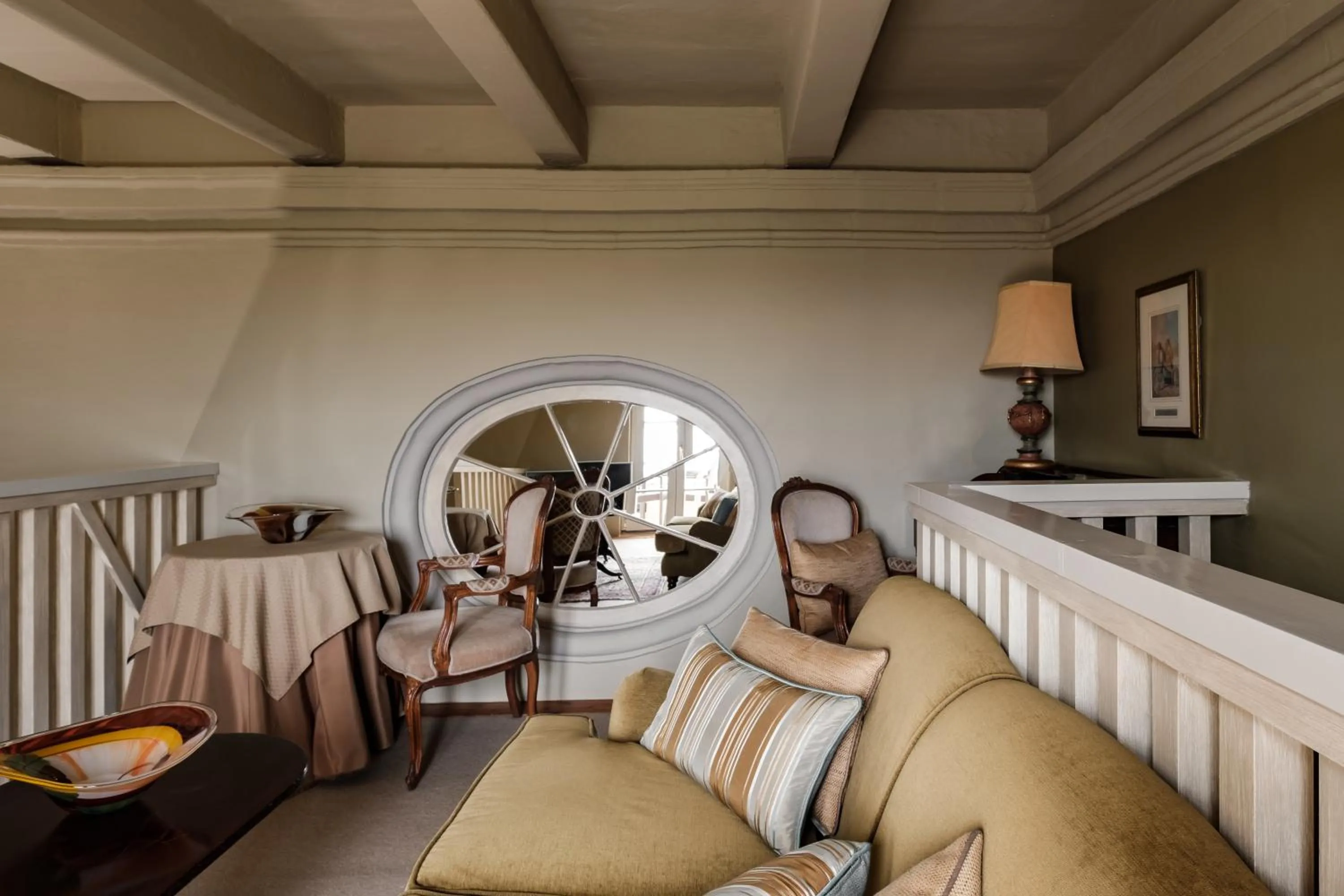 Seating area in The Xara Palace Relais & Chateaux