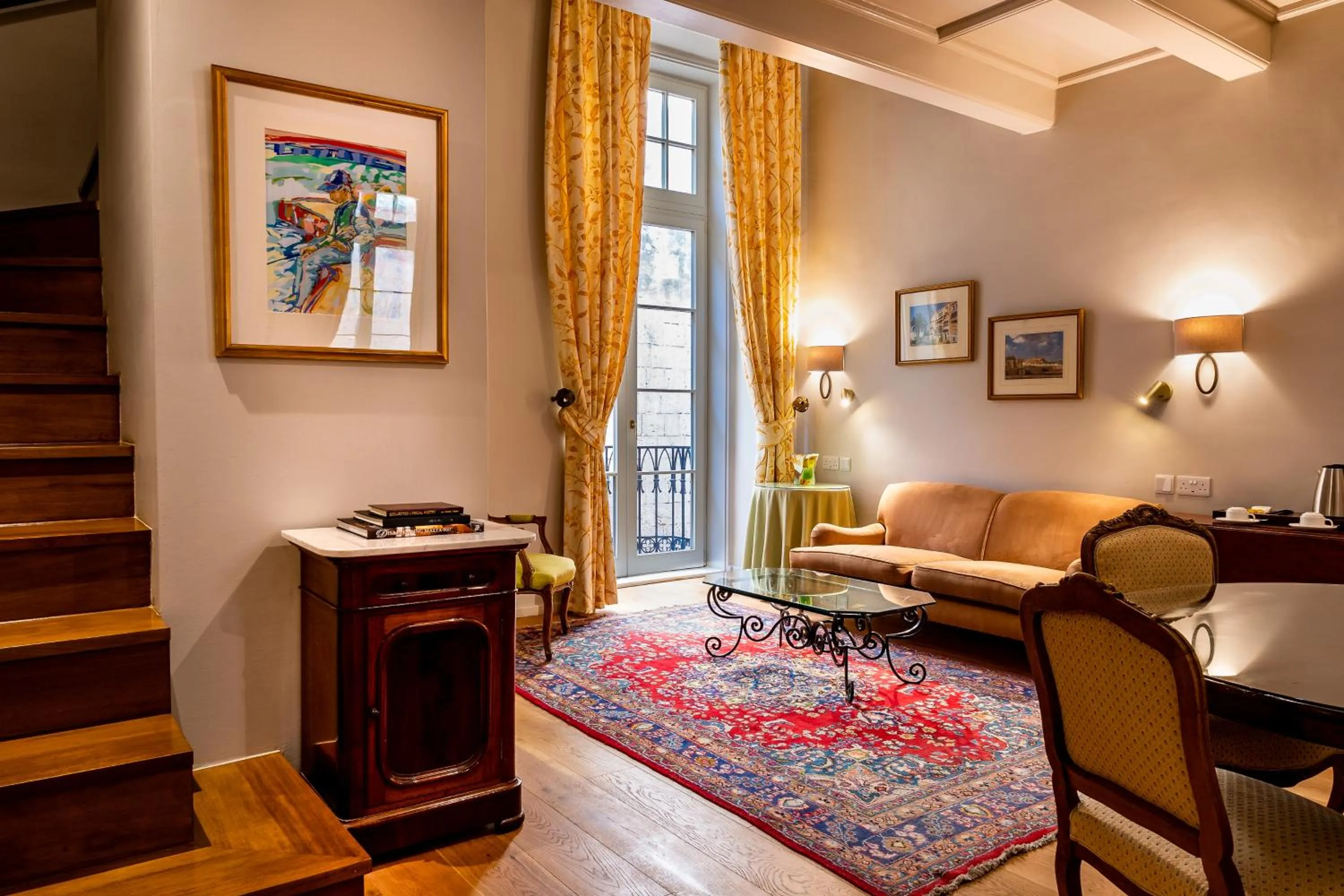 Living room in The Xara Palace Relais & Chateaux