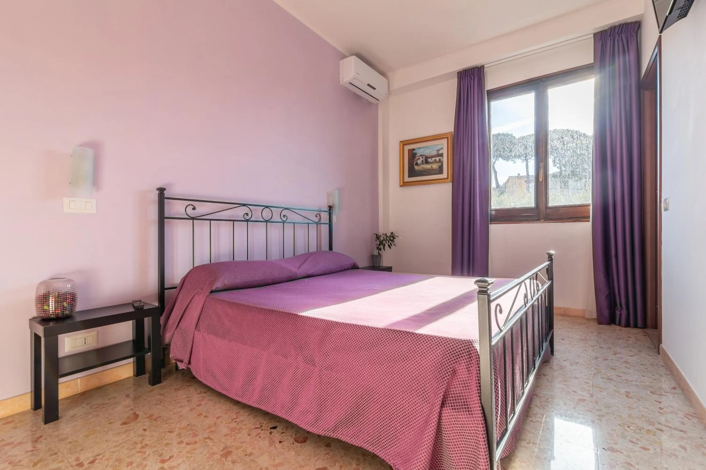 Bed in Antica Locanda Cavallino Bianco