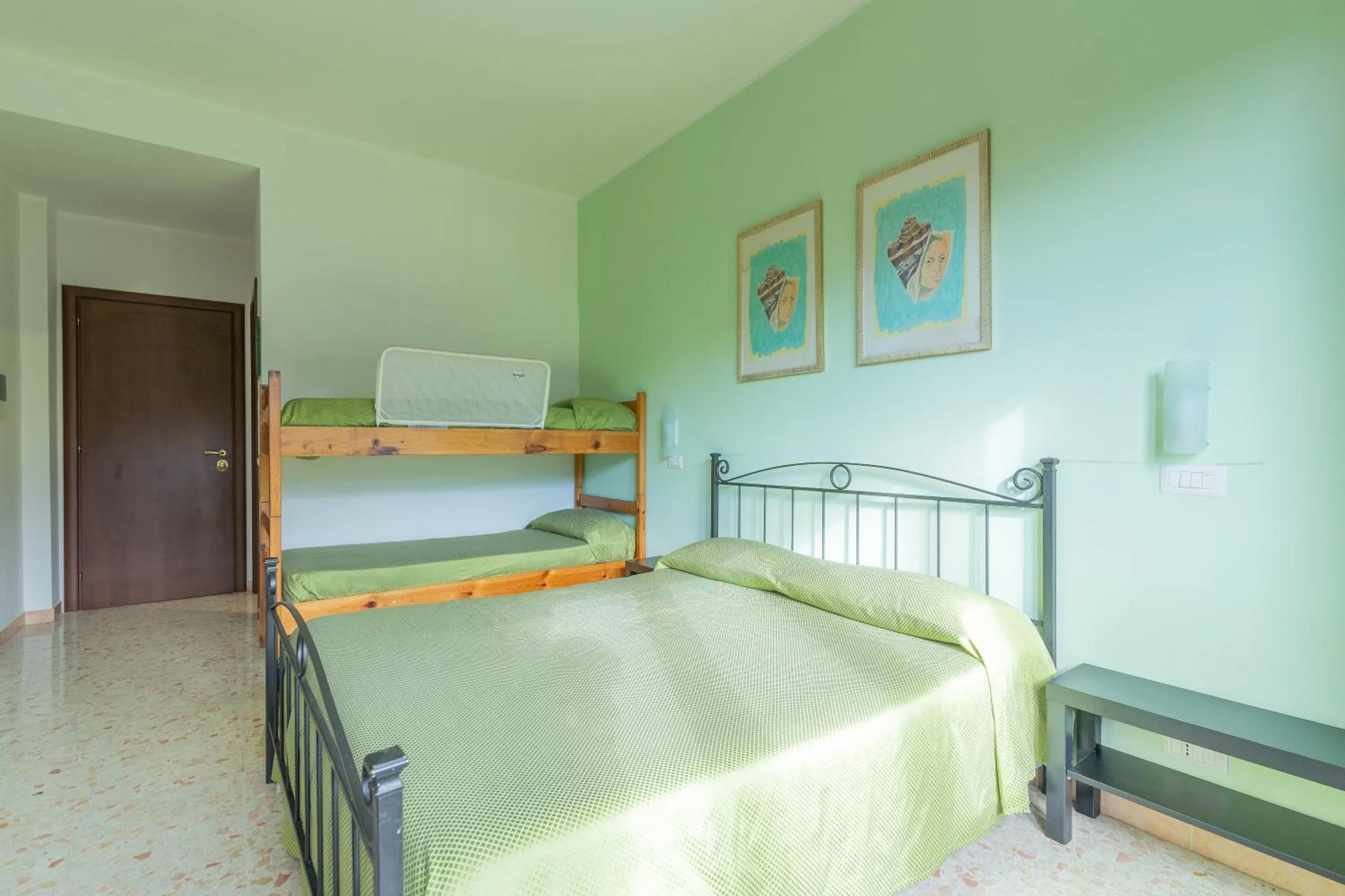 Bed in Antica Locanda Cavallino Bianco