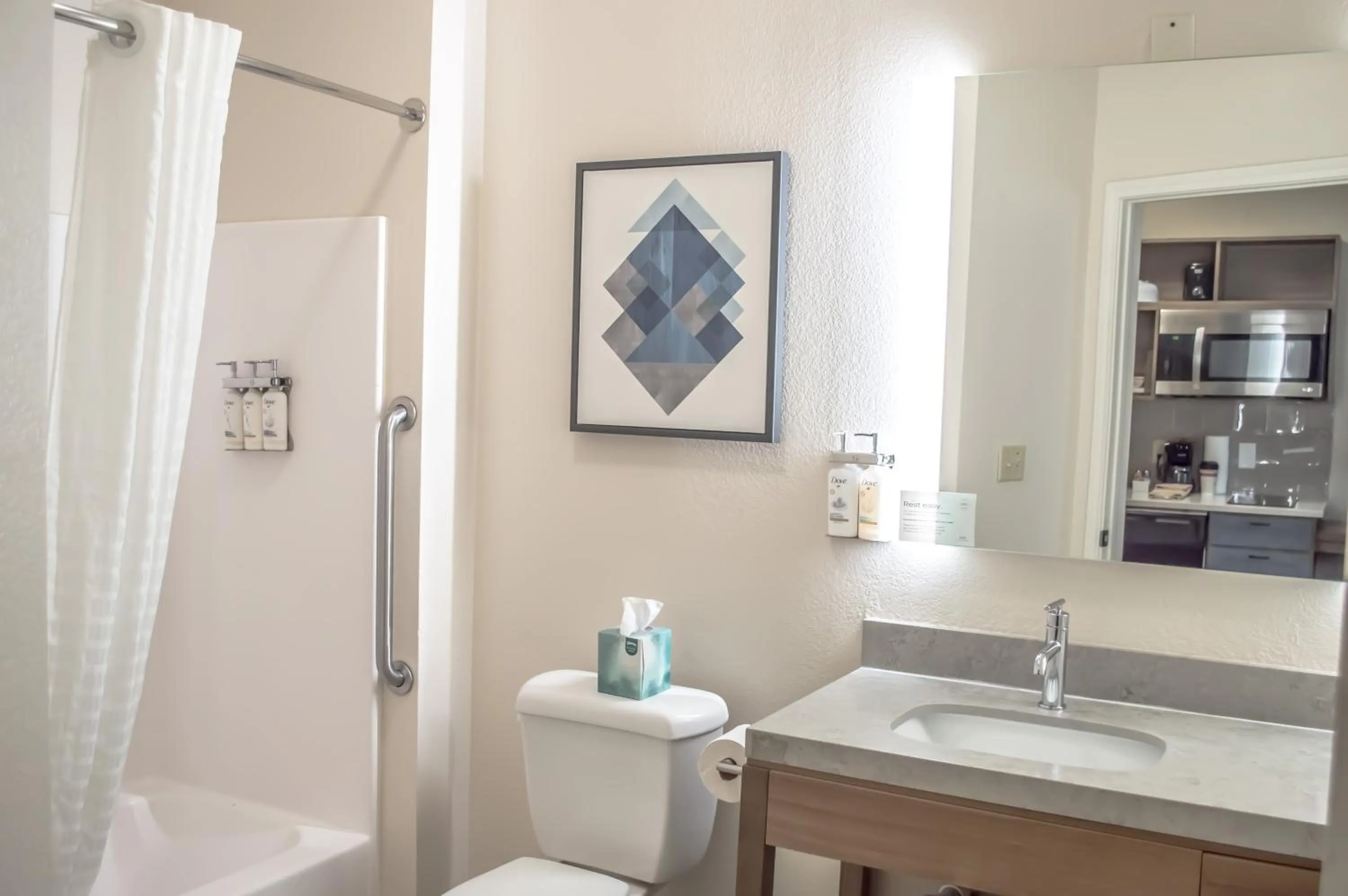 Bathroom in Candlewood Suites Longview by IHG