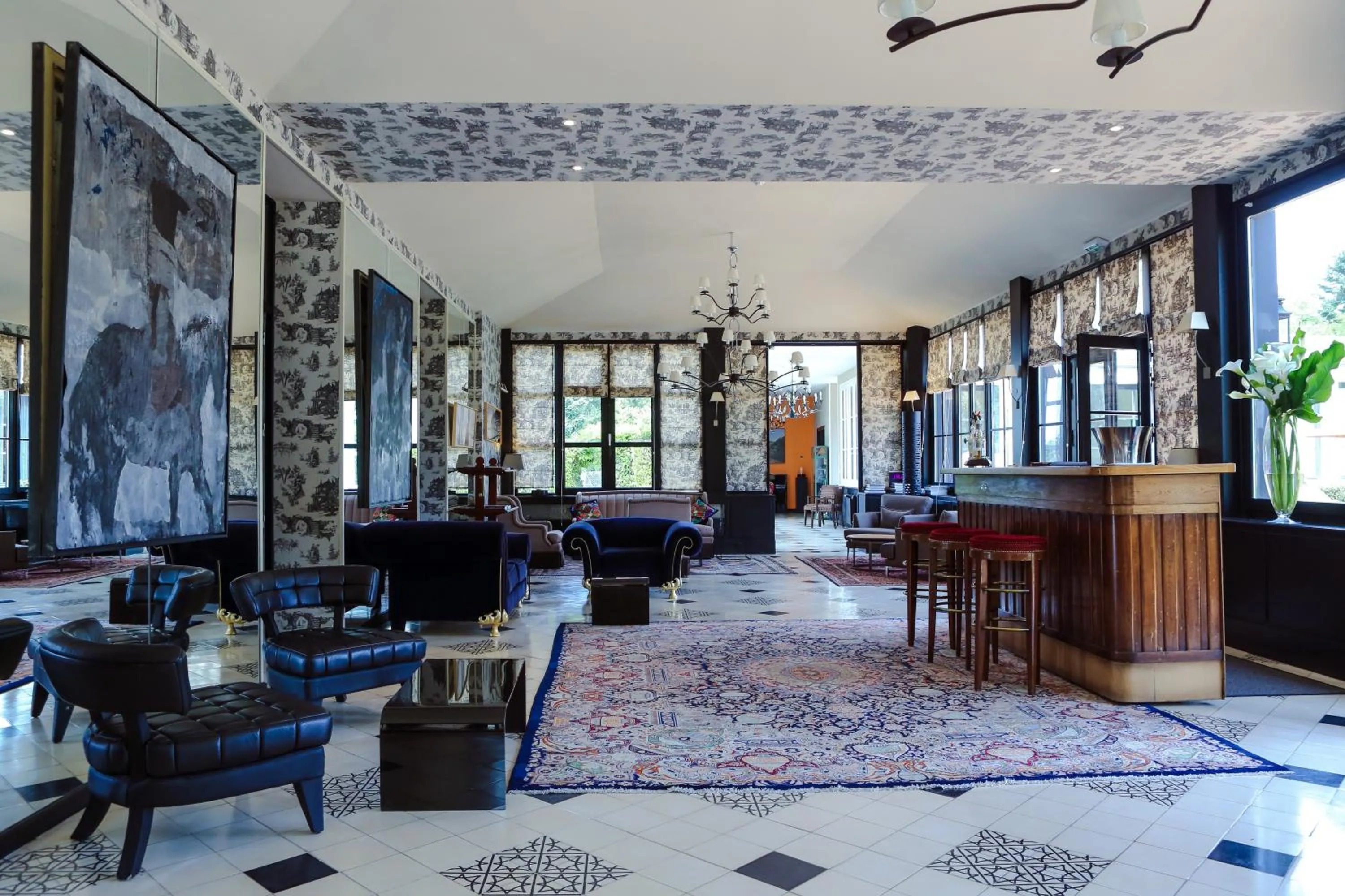 Lounge or bar in La Chapelle Saint Martin