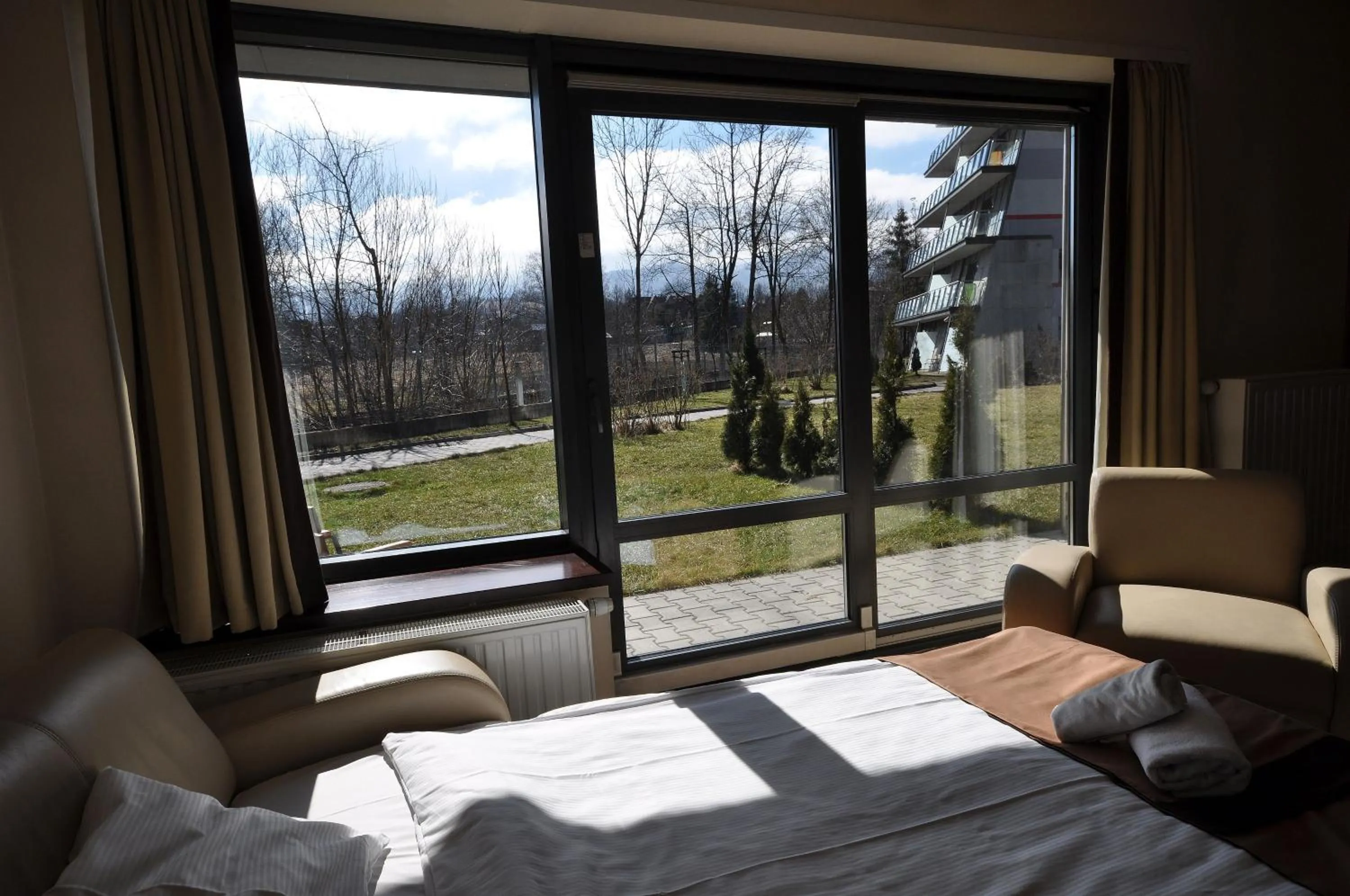 Garden view, Bed in Szklane Domy