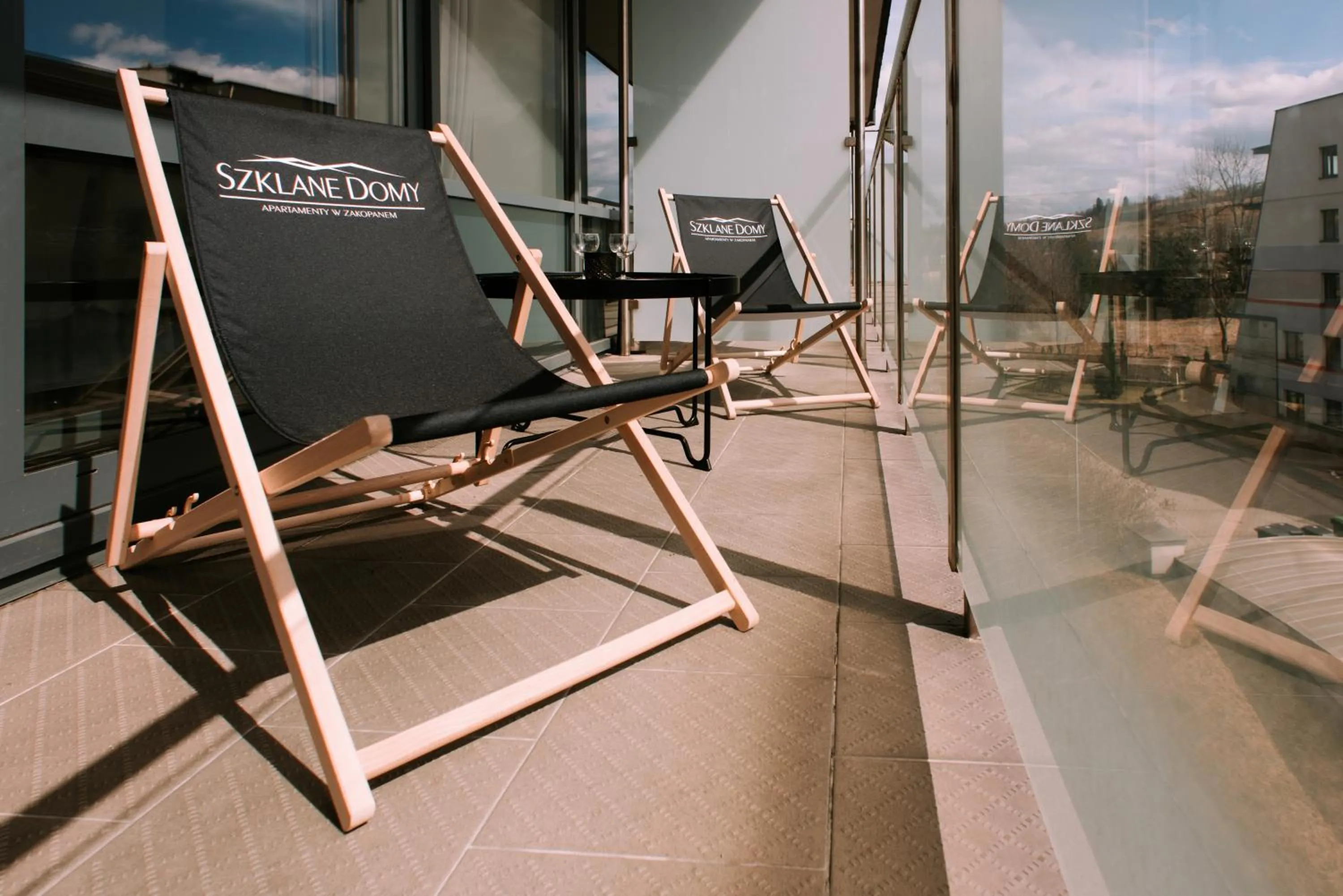 sunbed in Szklane Domy