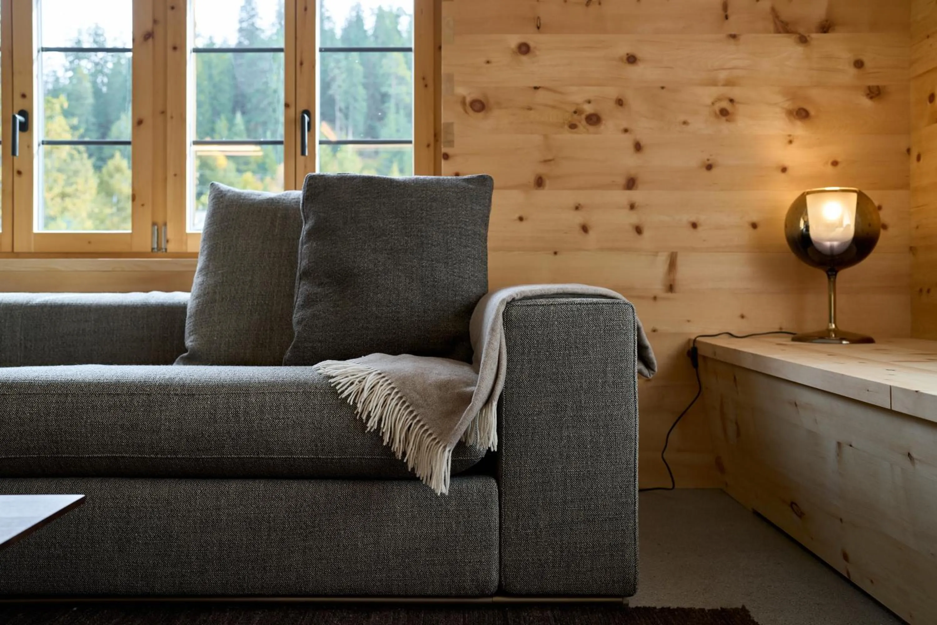 Seating area in rocksresort