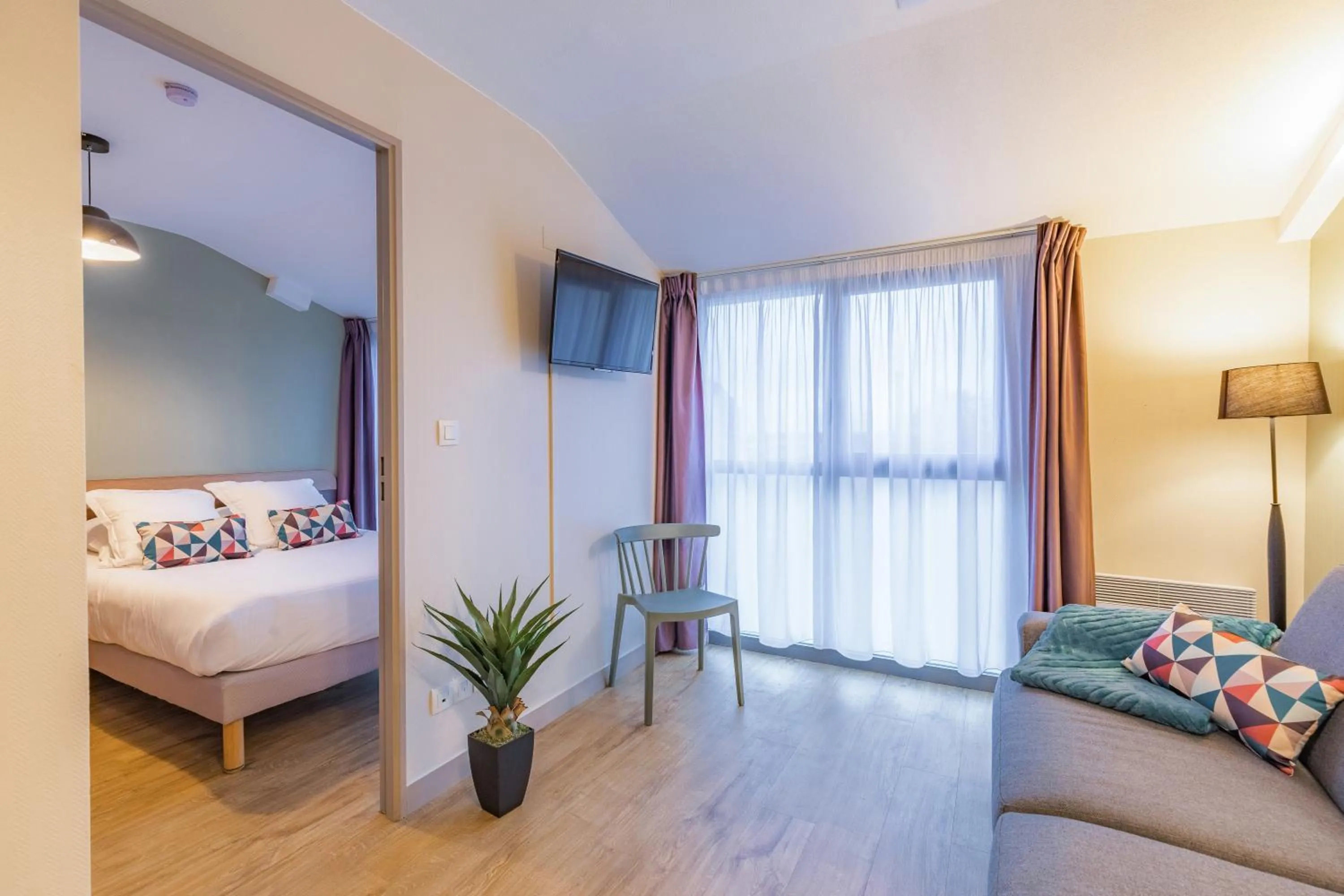 Bed in Appart'City Classic Angoulême Centre