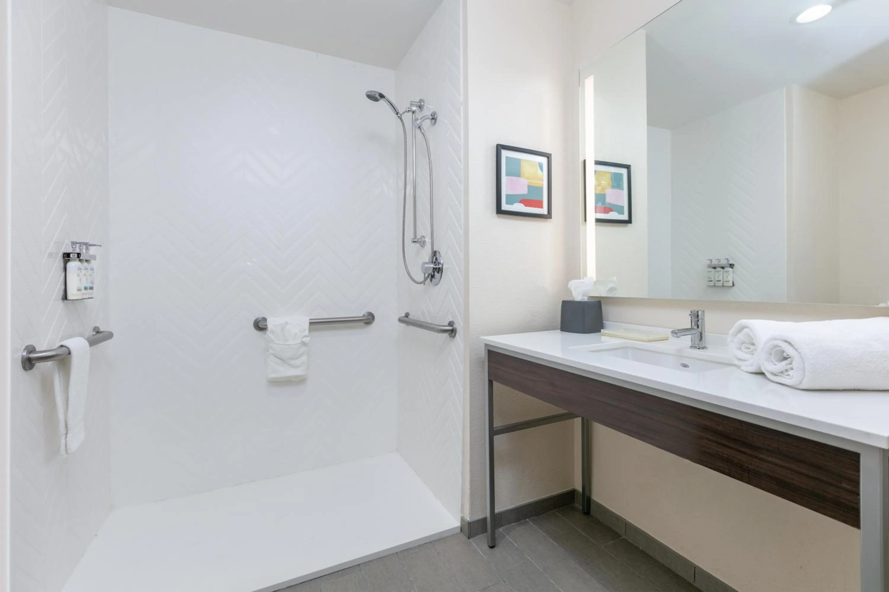 Shower, Bed in Holiday Inn Houma by IHG