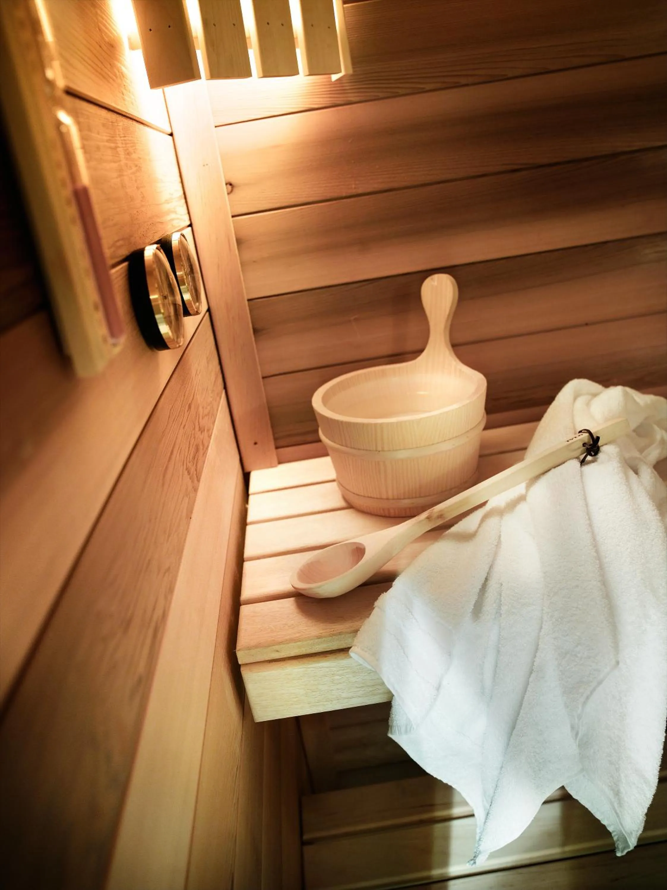 Sauna in CGH Résidences & Spas Le Coeur d'Or