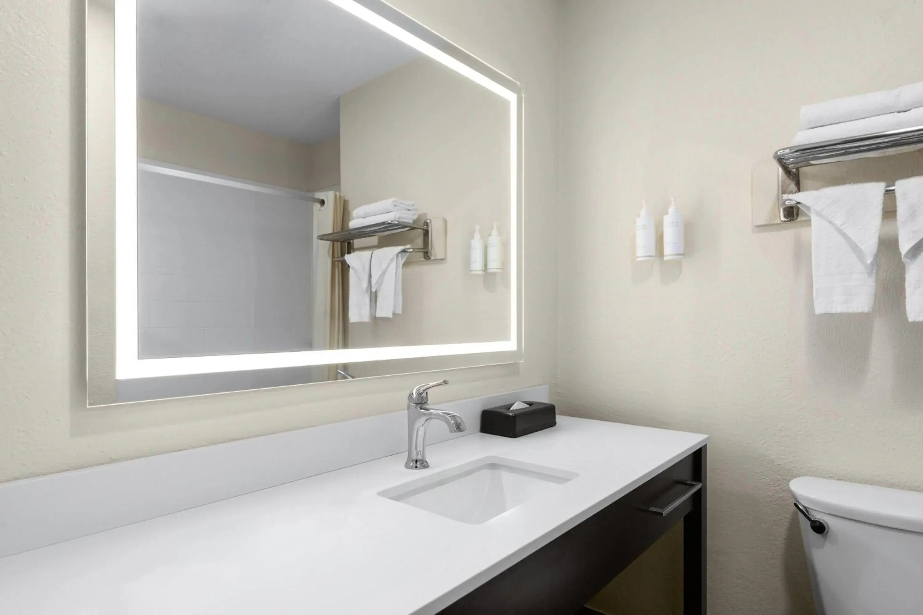 Balcony Room with Two Double Beds - Non-Smoking in Super 8 by Wyndham New Orleans Balcony Room with Two Double Beds - Non-Smoking in Super 8 by Wyndham New Orleans