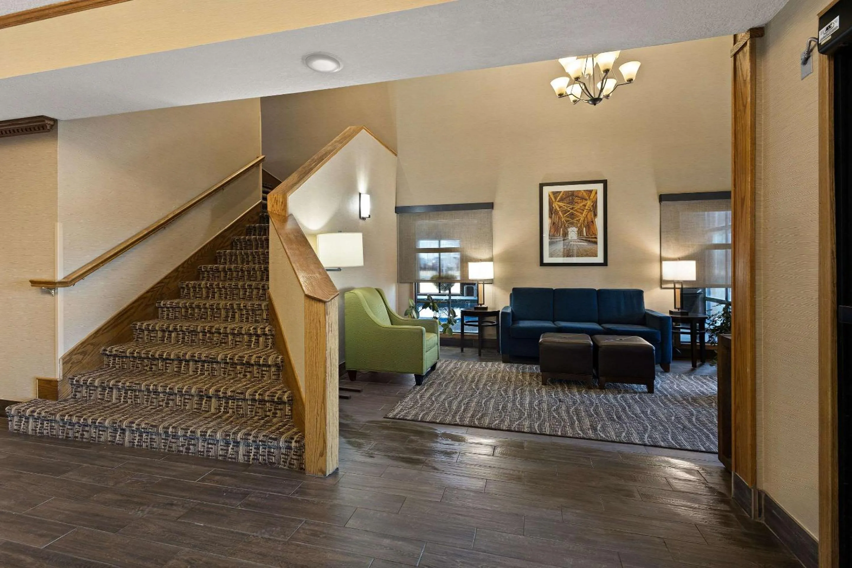 Lobby or reception in Comfort Inn Huntington Near University