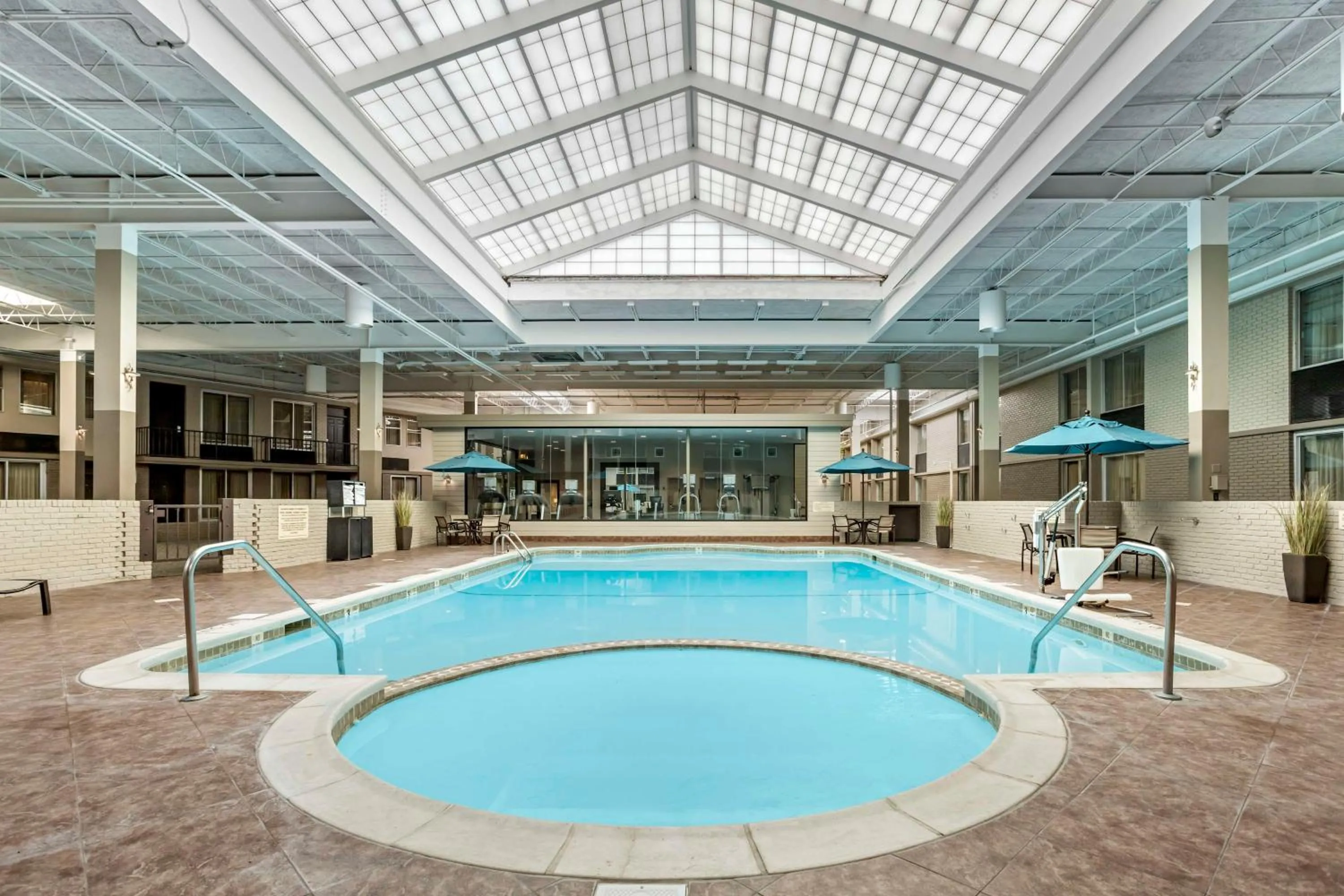 Pool view in Best Western Plus Kingston Hotel and Conference Center