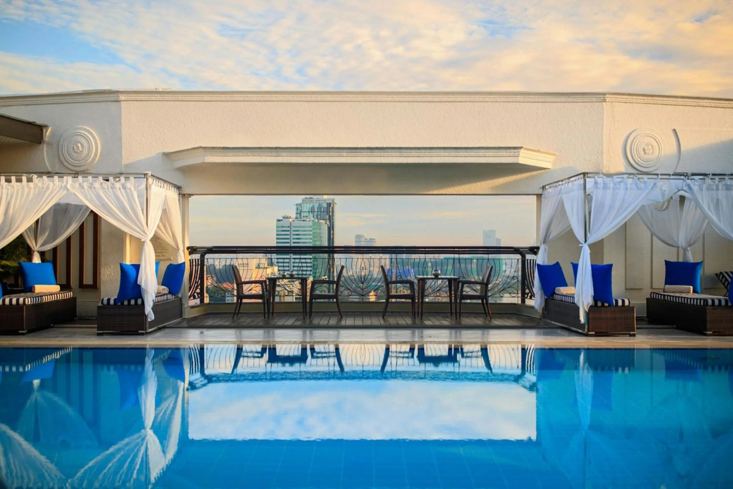 Swimming pool in Renaissance Riverside Hotel Saigon