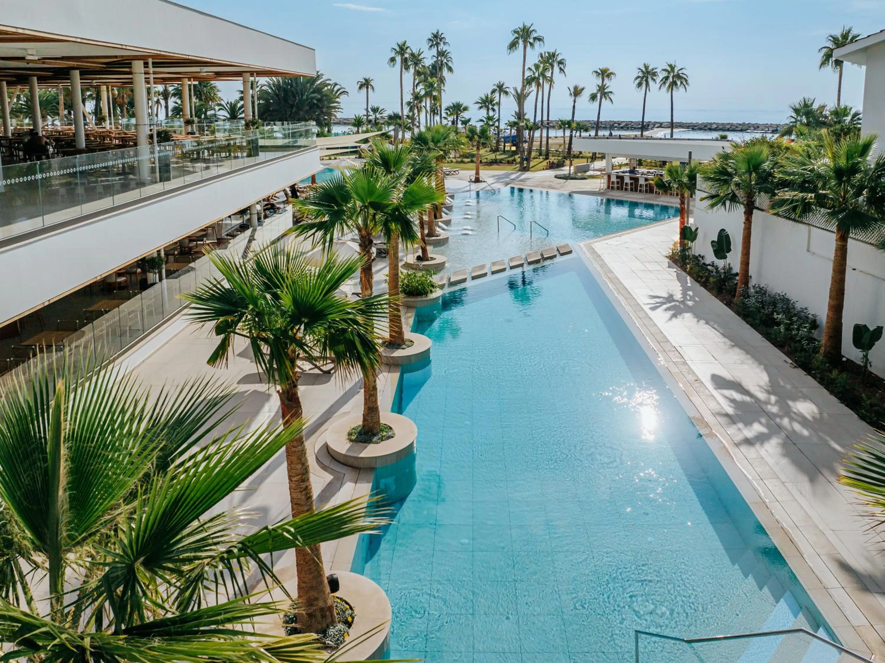 Swimming pool in Lordos Beach Hotel & Spa