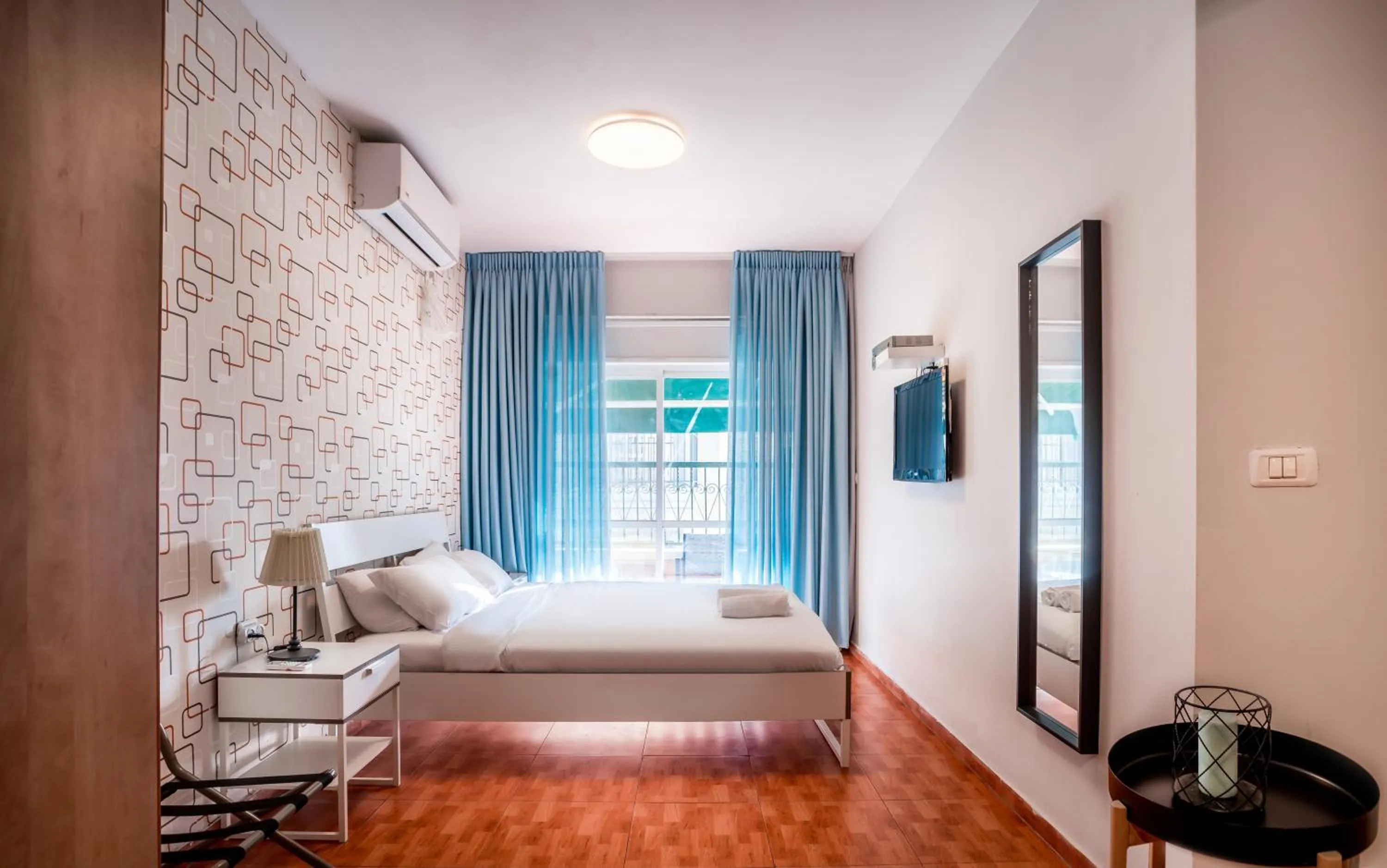 Living room, Bed in Avital Hotel