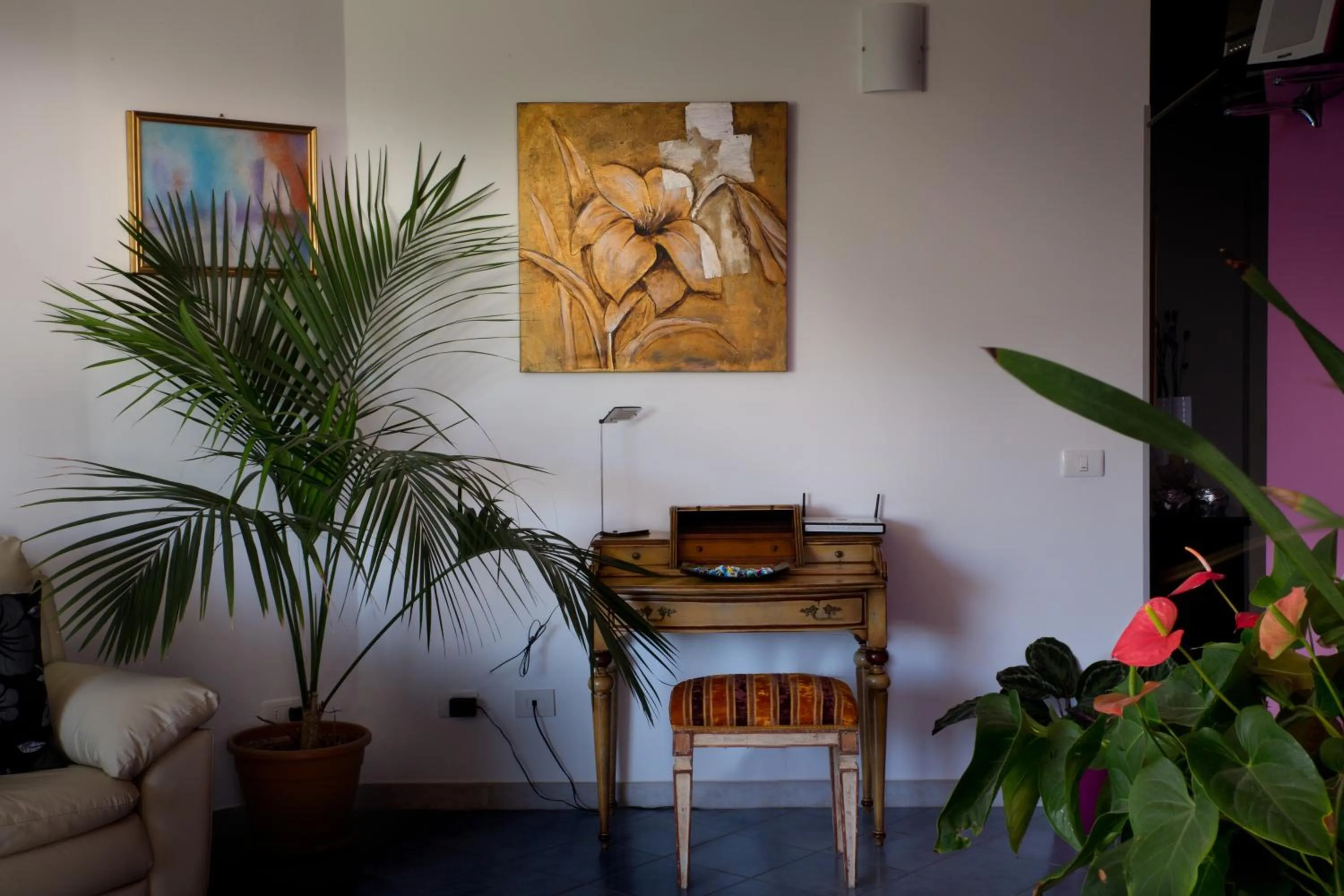 Lobby or reception in B&B Il Mandorlo