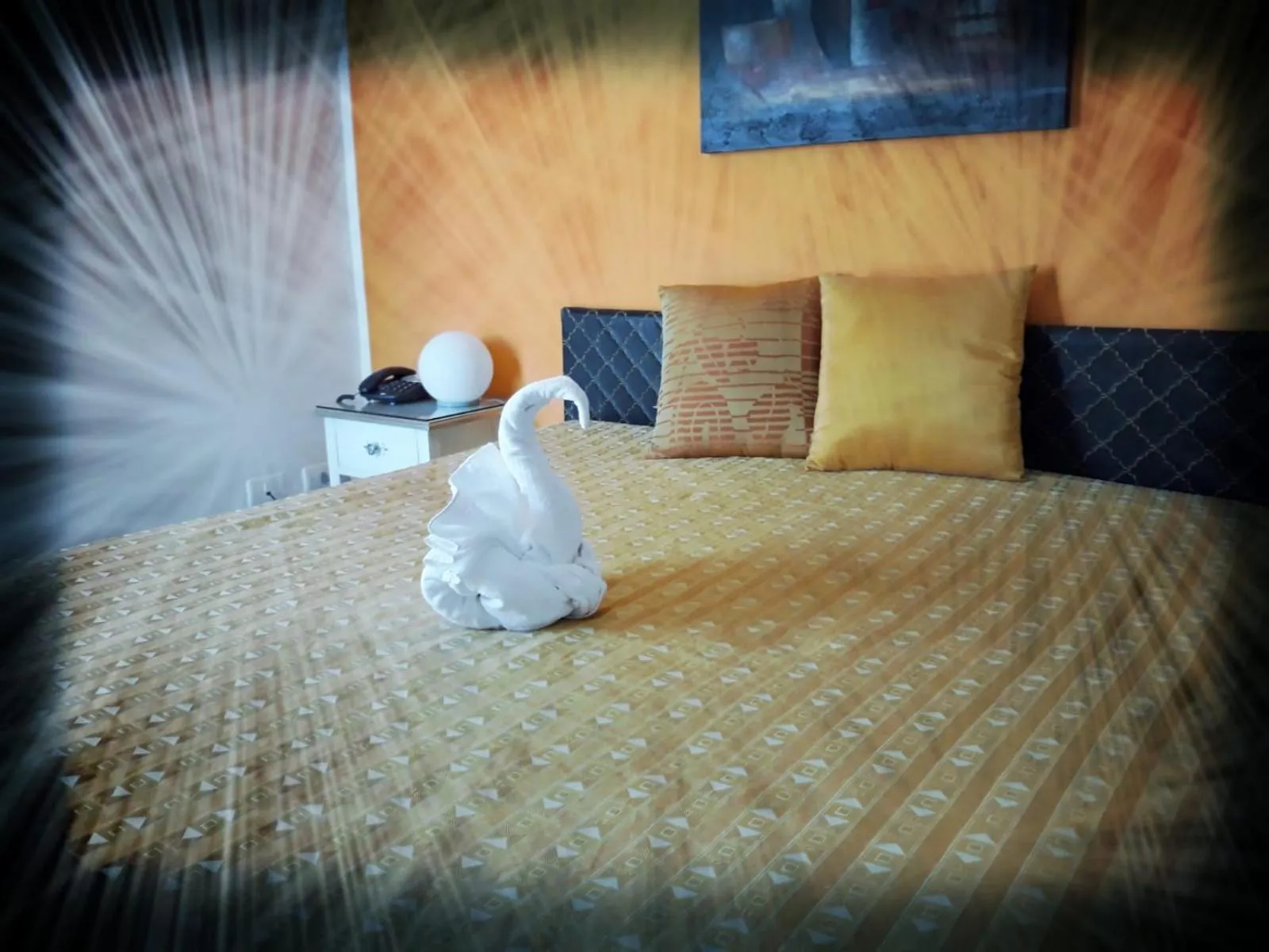 Decorative detail, Bed in B&B Il Mandorlo