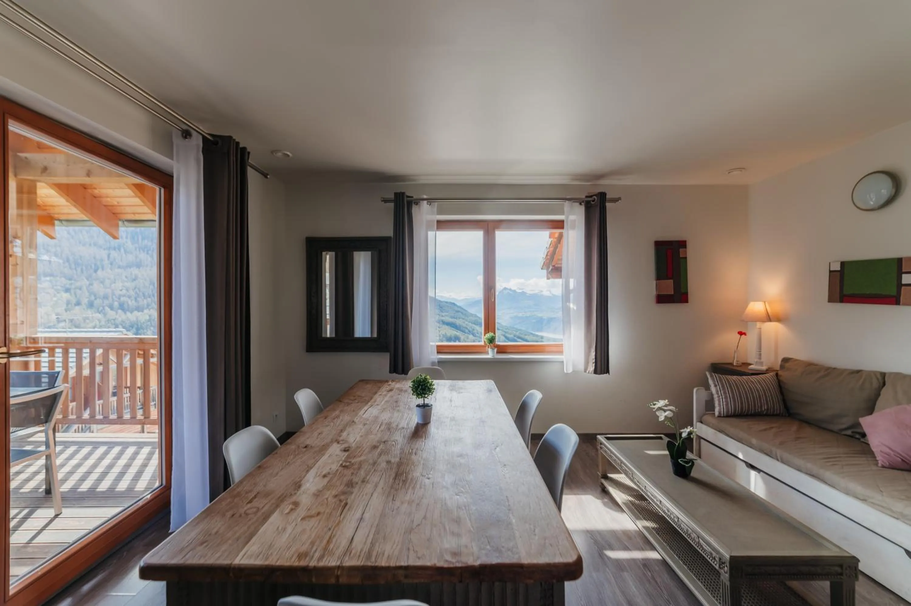Living room in Résidence Sunêlia Les Logis d'Orres