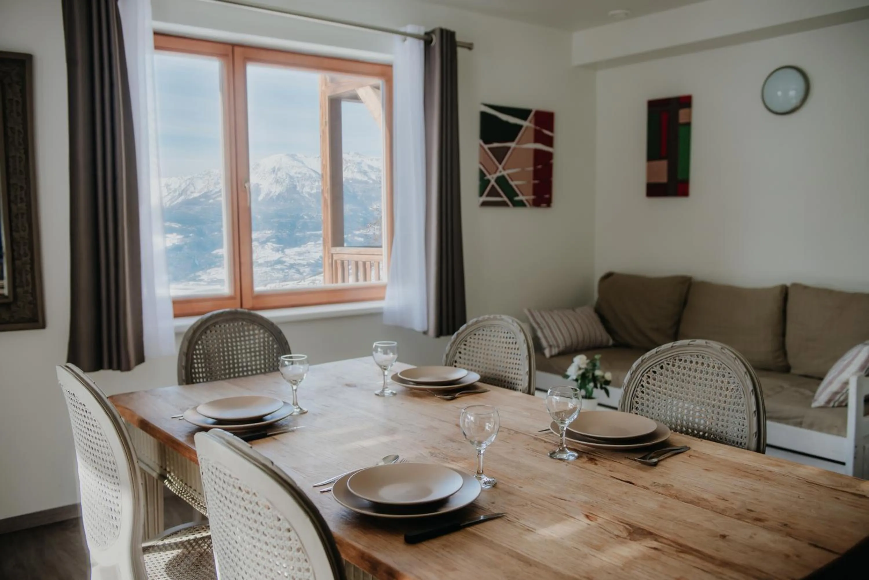 Living room in Résidence Sunêlia Les Logis d'Orres