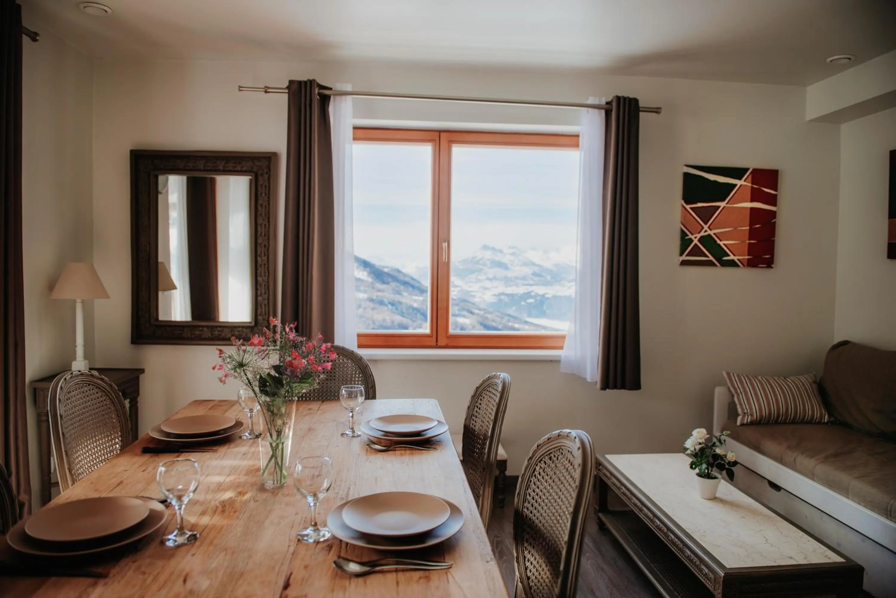 Living room in Résidence Sunêlia Les Logis d'Orres