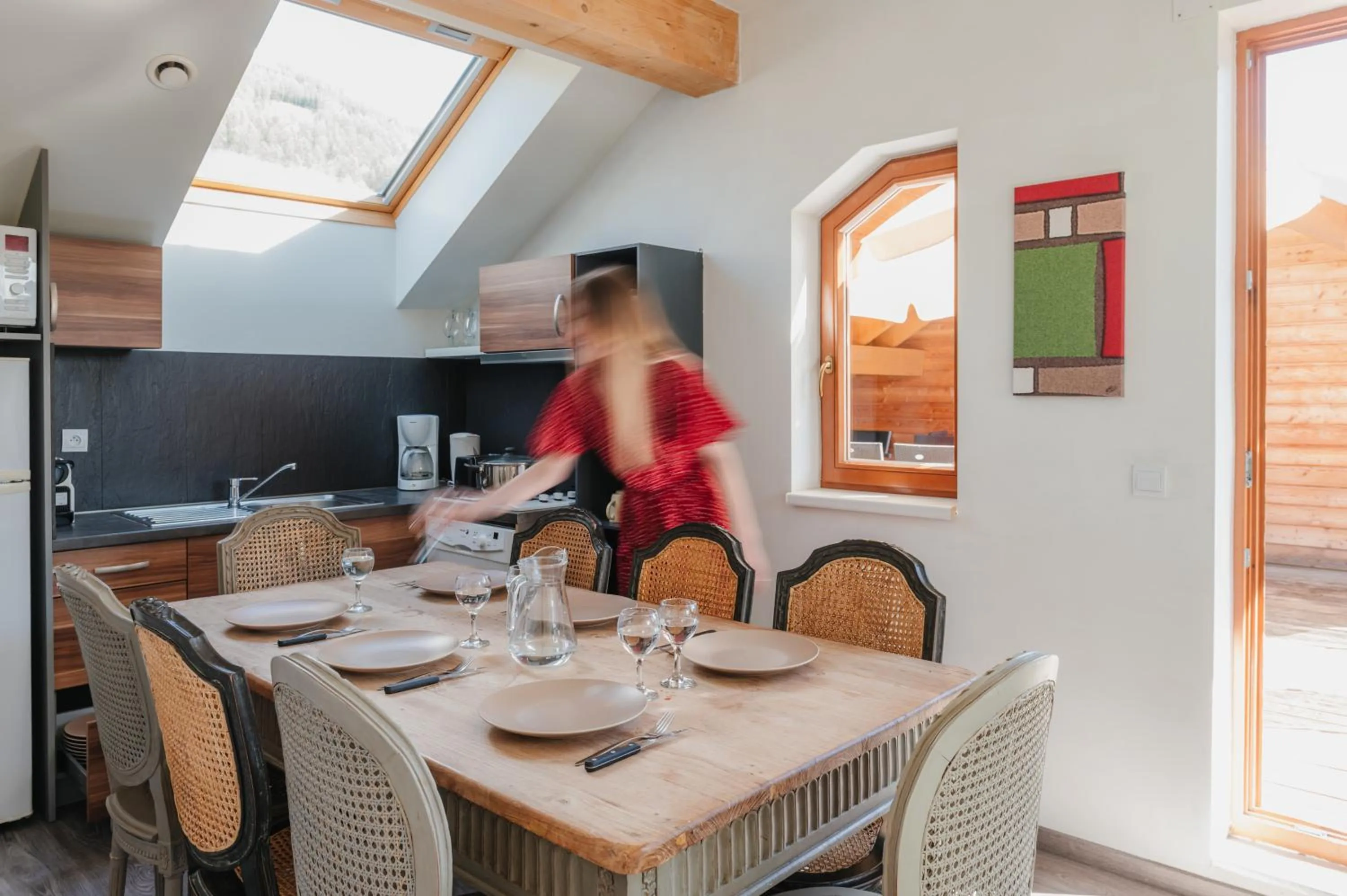 kitchen in Résidence Sunêlia Les Logis d'Orres