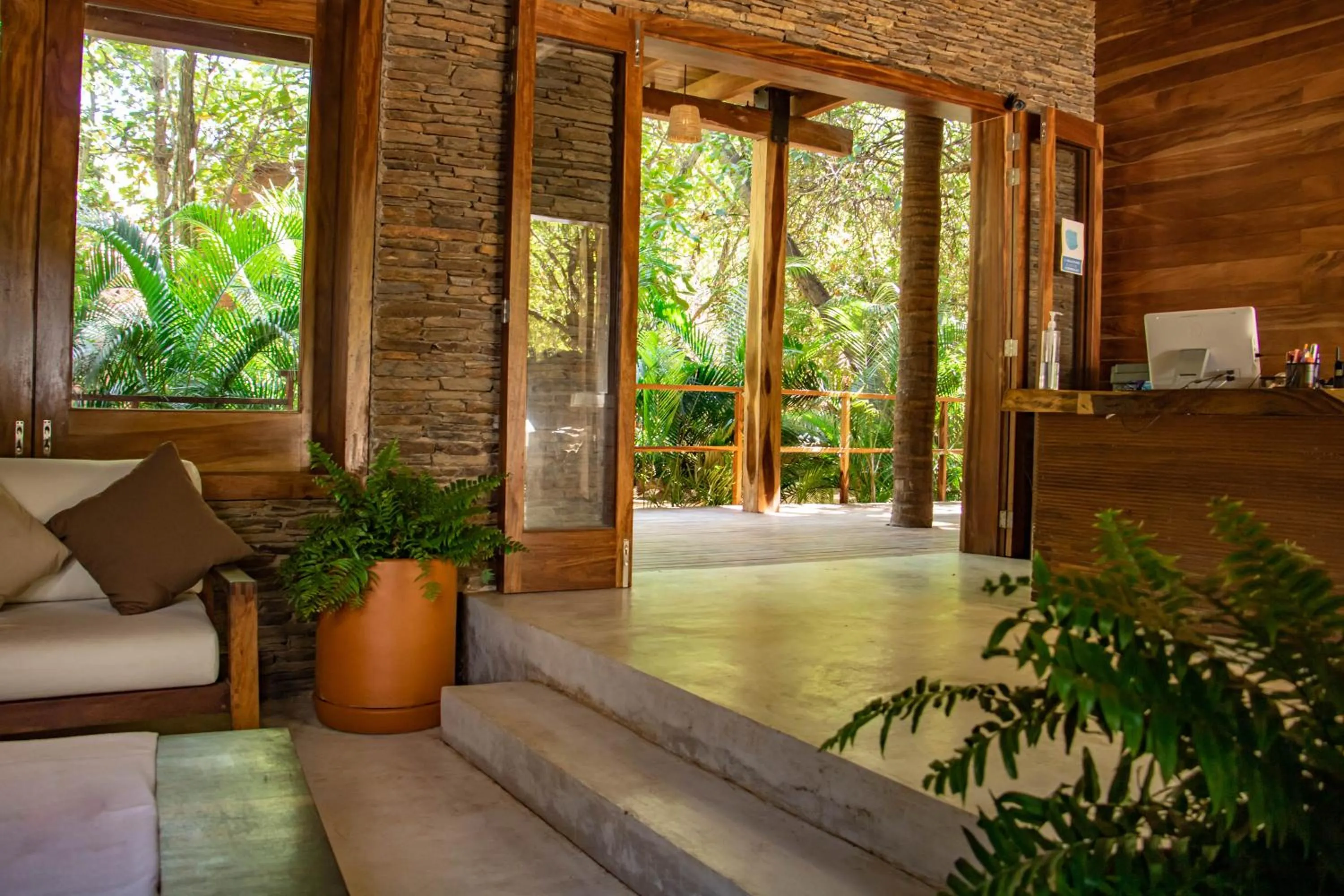 Lobby or reception in Hotel Noga