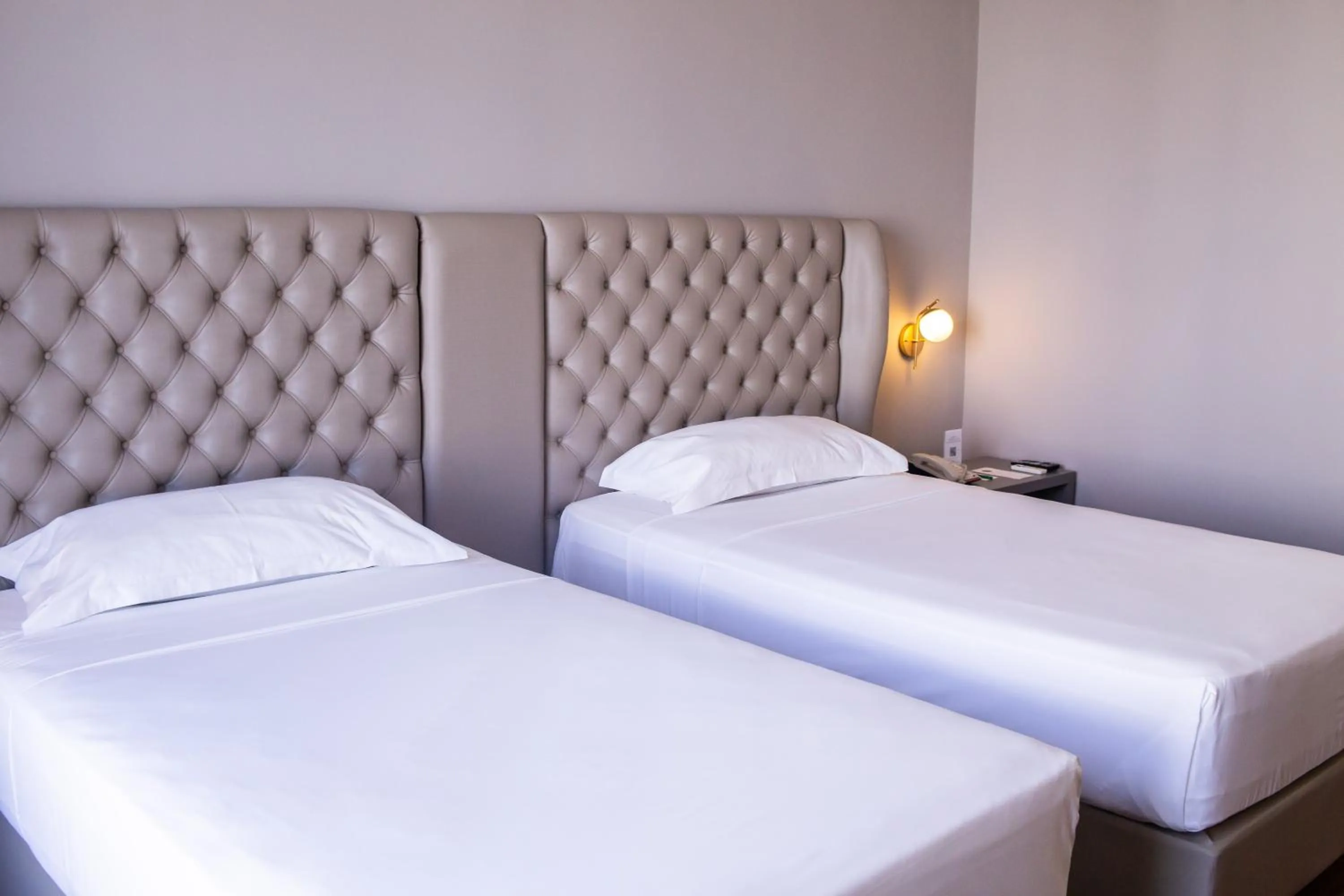 Bed in Ouro Minas Hotel Belo Horizonte, Dolce by Wyndham