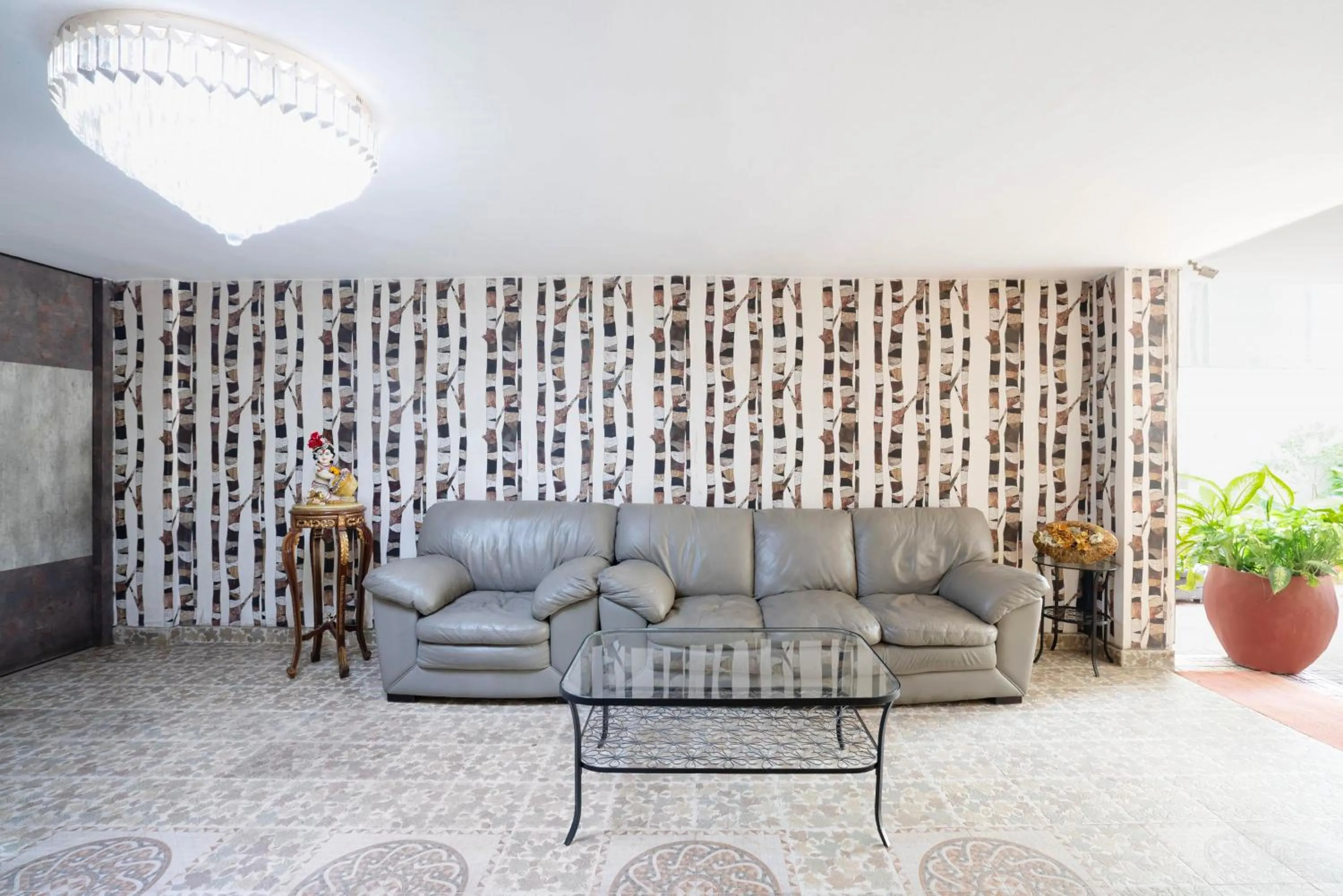 Seating area in Treebo Srico, Banjara Hills