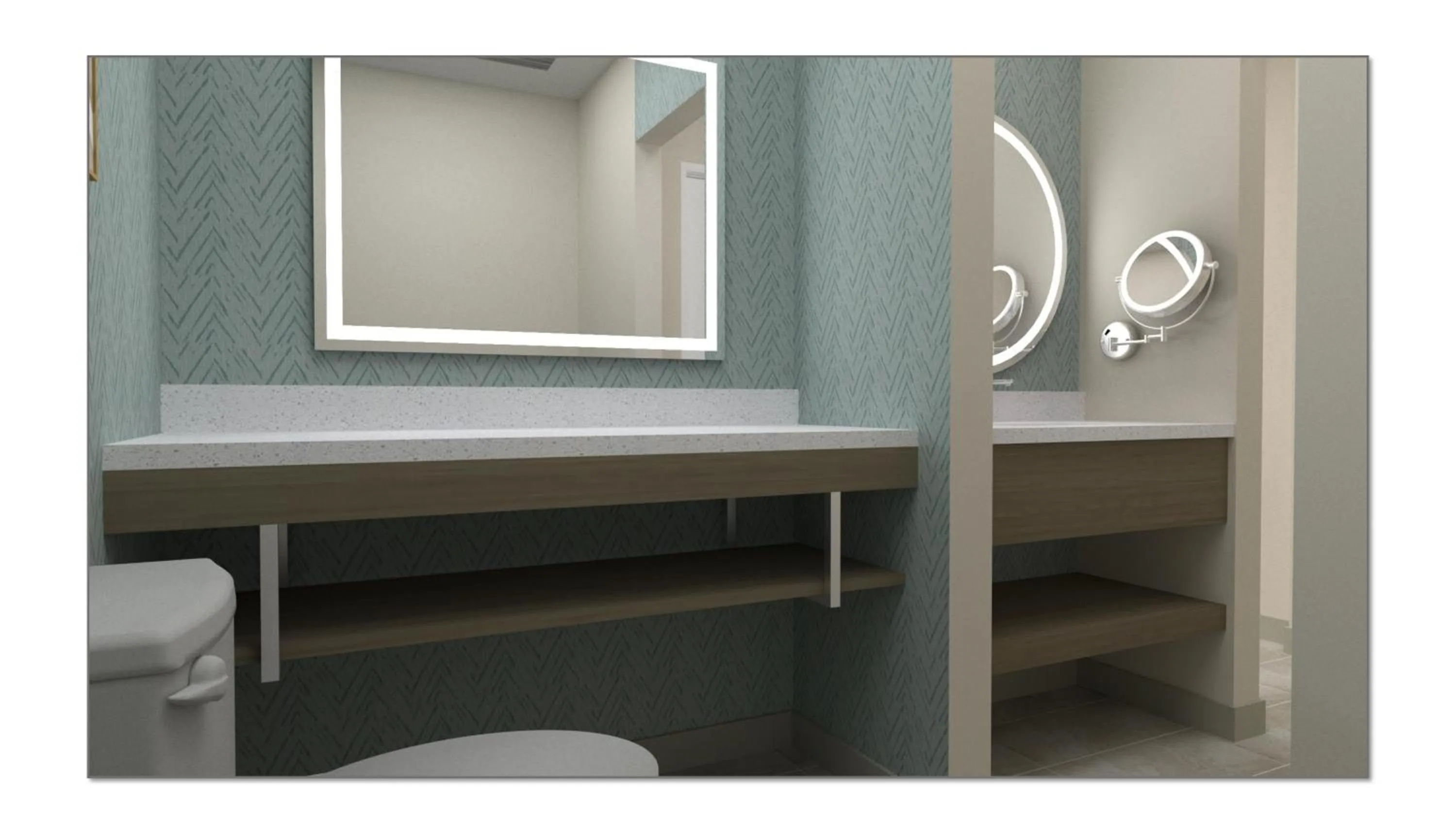 Bathroom in Doubletree By Hilton Wilmington, Nc