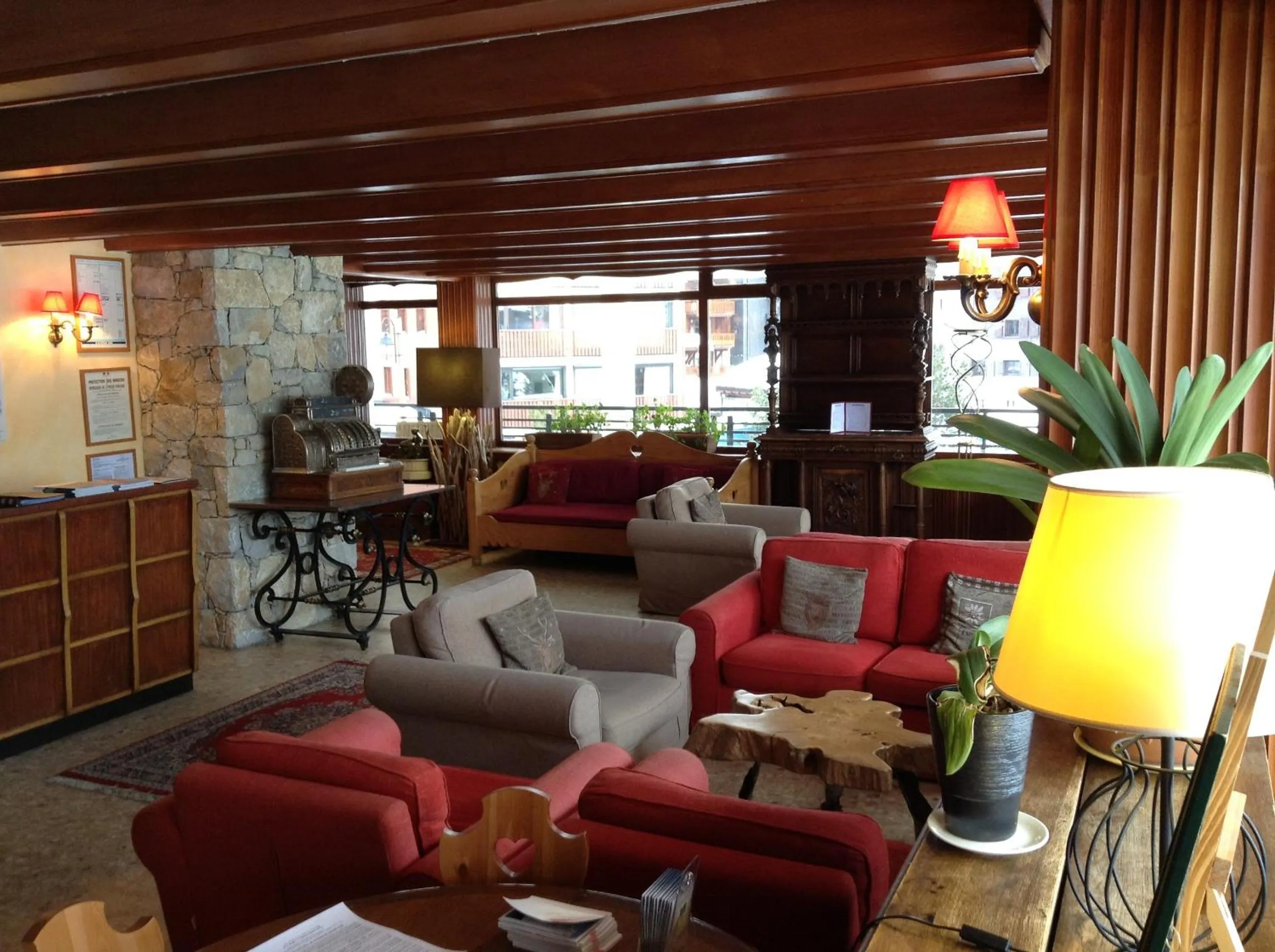 Living room in Les Crêtes Blanches