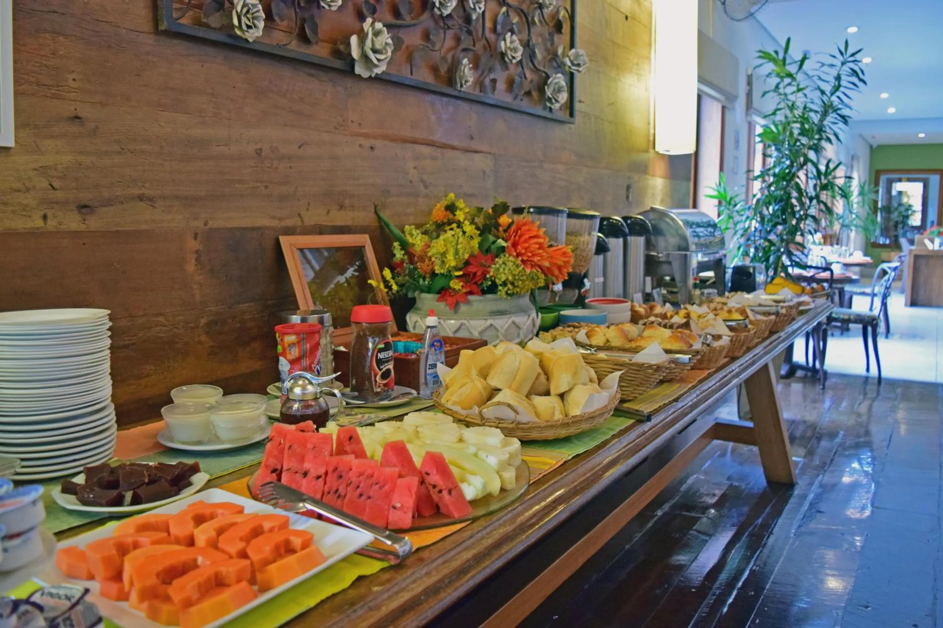 Continental breakfast in Bella Ilha Pousada
