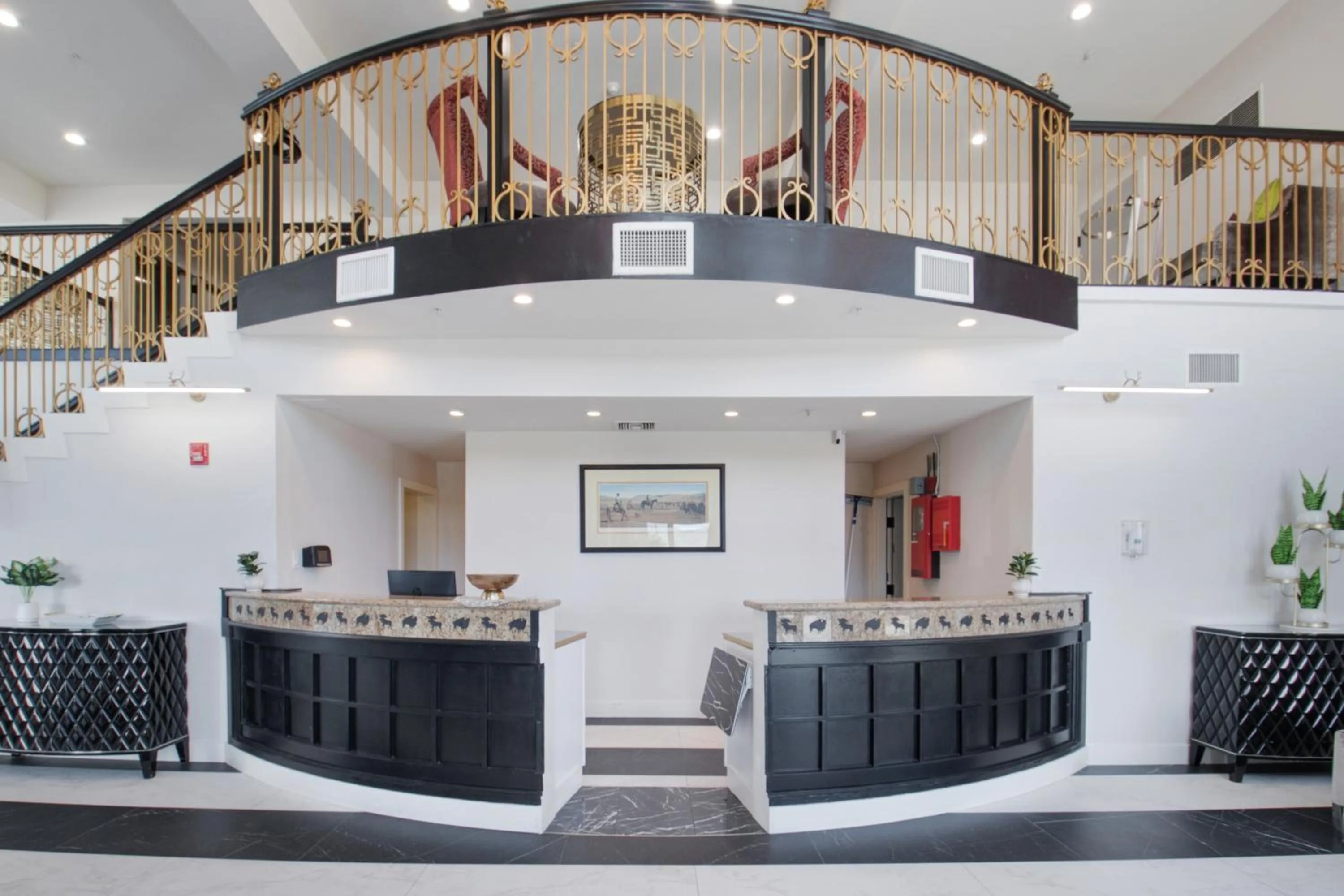 Lobby or reception in Elkotel