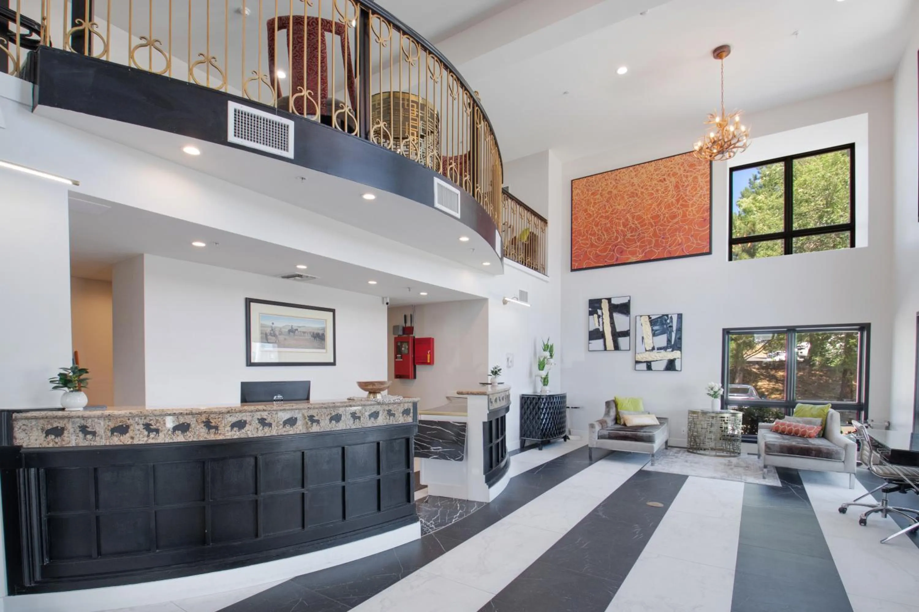 Lobby or reception in Elkotel