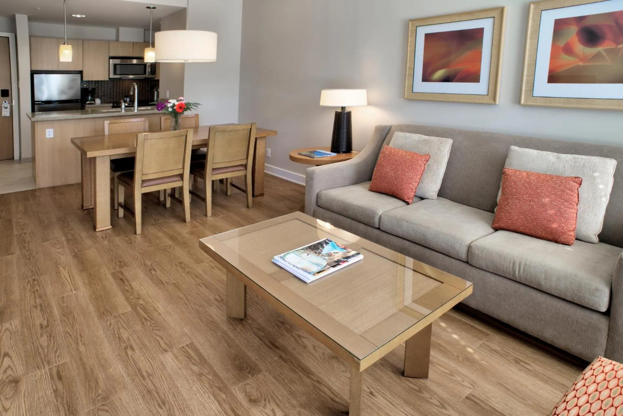 Living room in Watermark Beach Resort