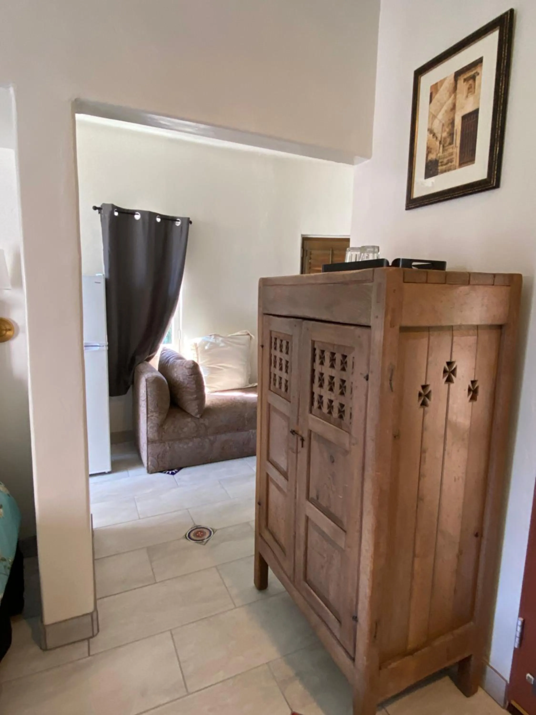 Bed in Villa Rosa Inn