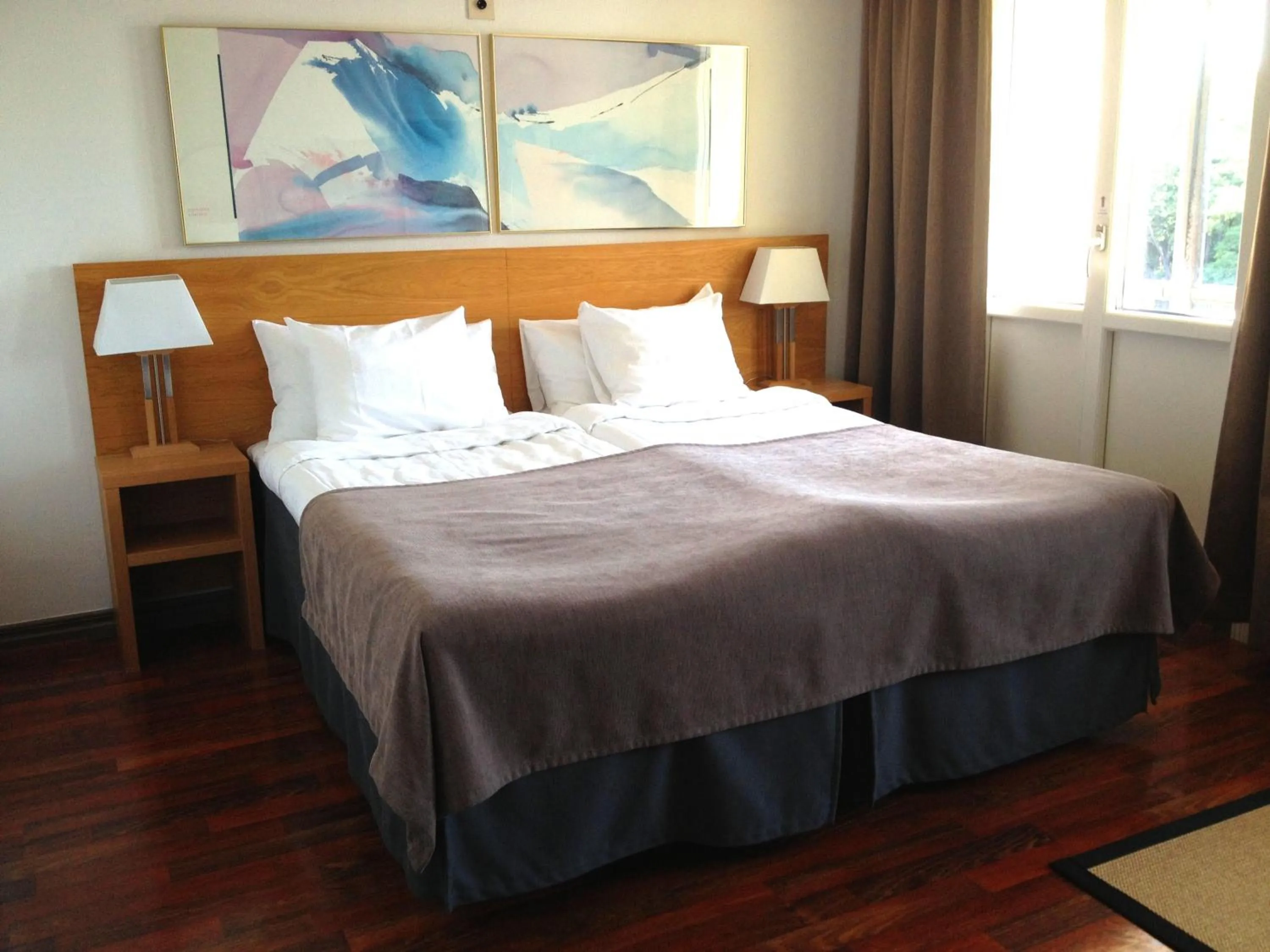 Bed in Grand Hotel Falkenberg