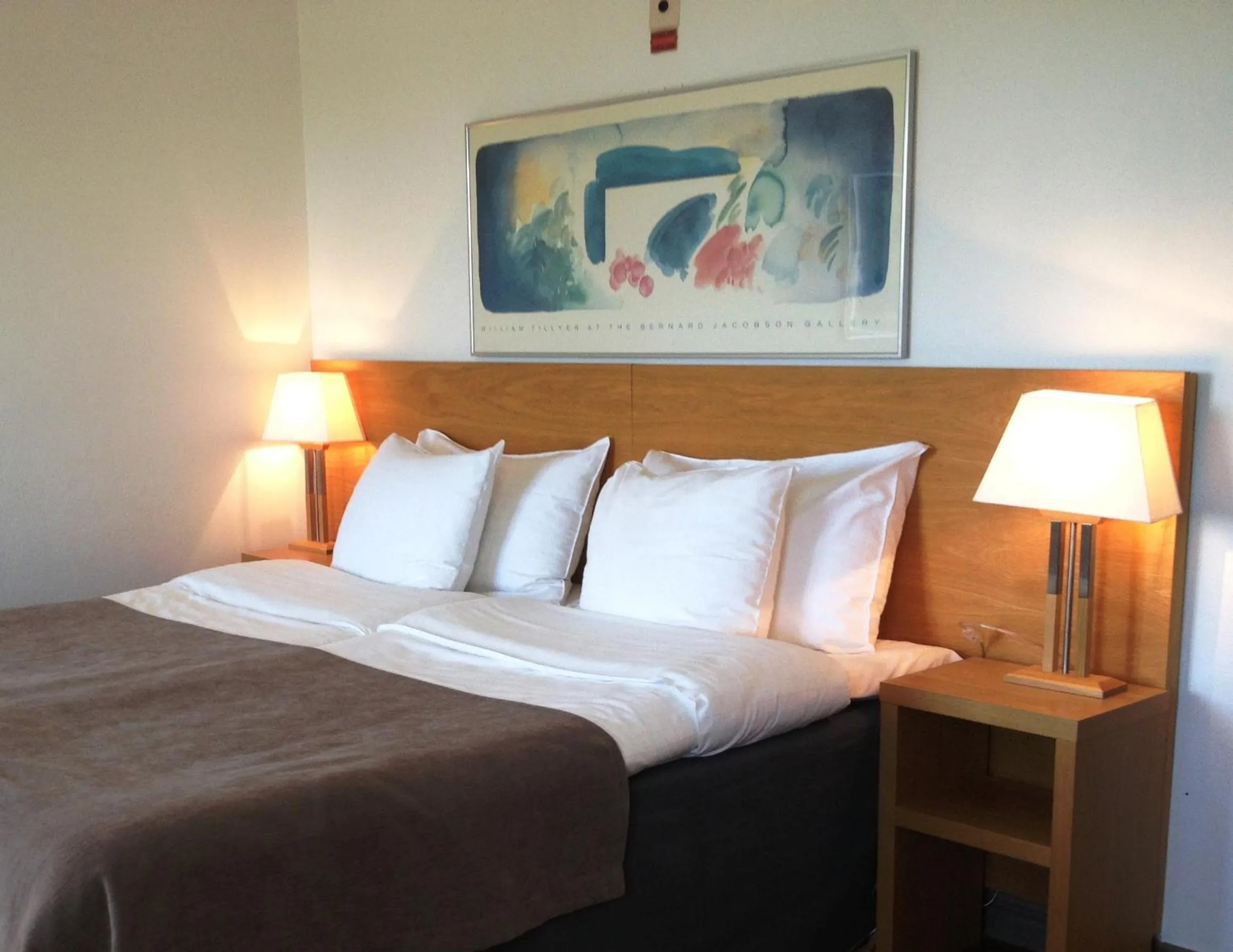 Bed in Grand Hotel Falkenberg