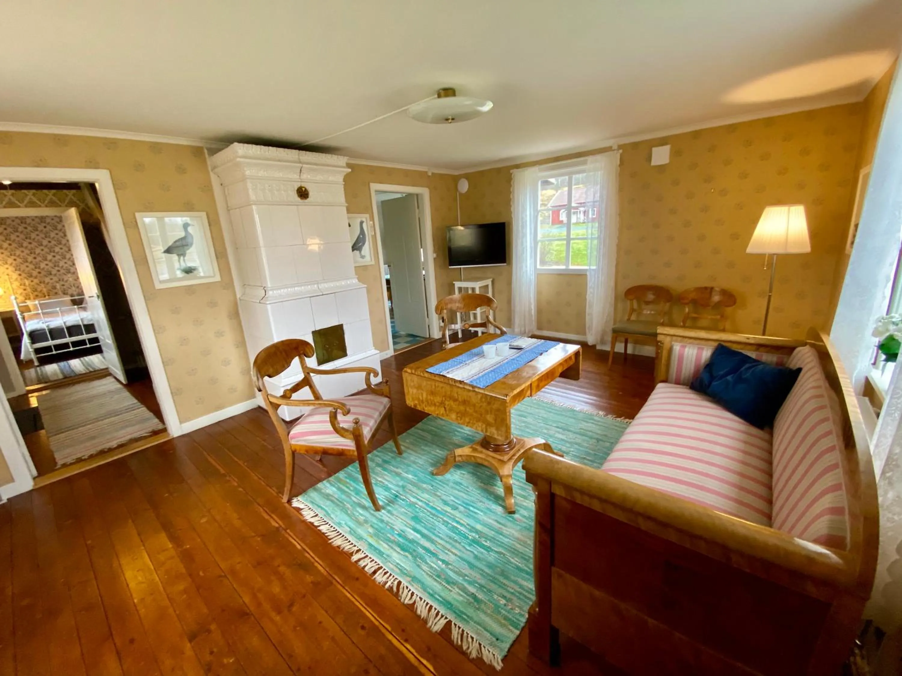 Living room in Wallby Säteri