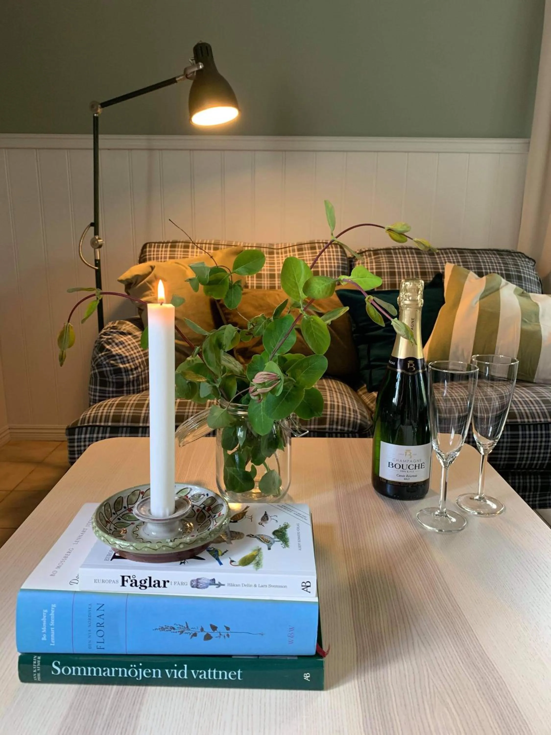 Seating area in Wallby Säteri