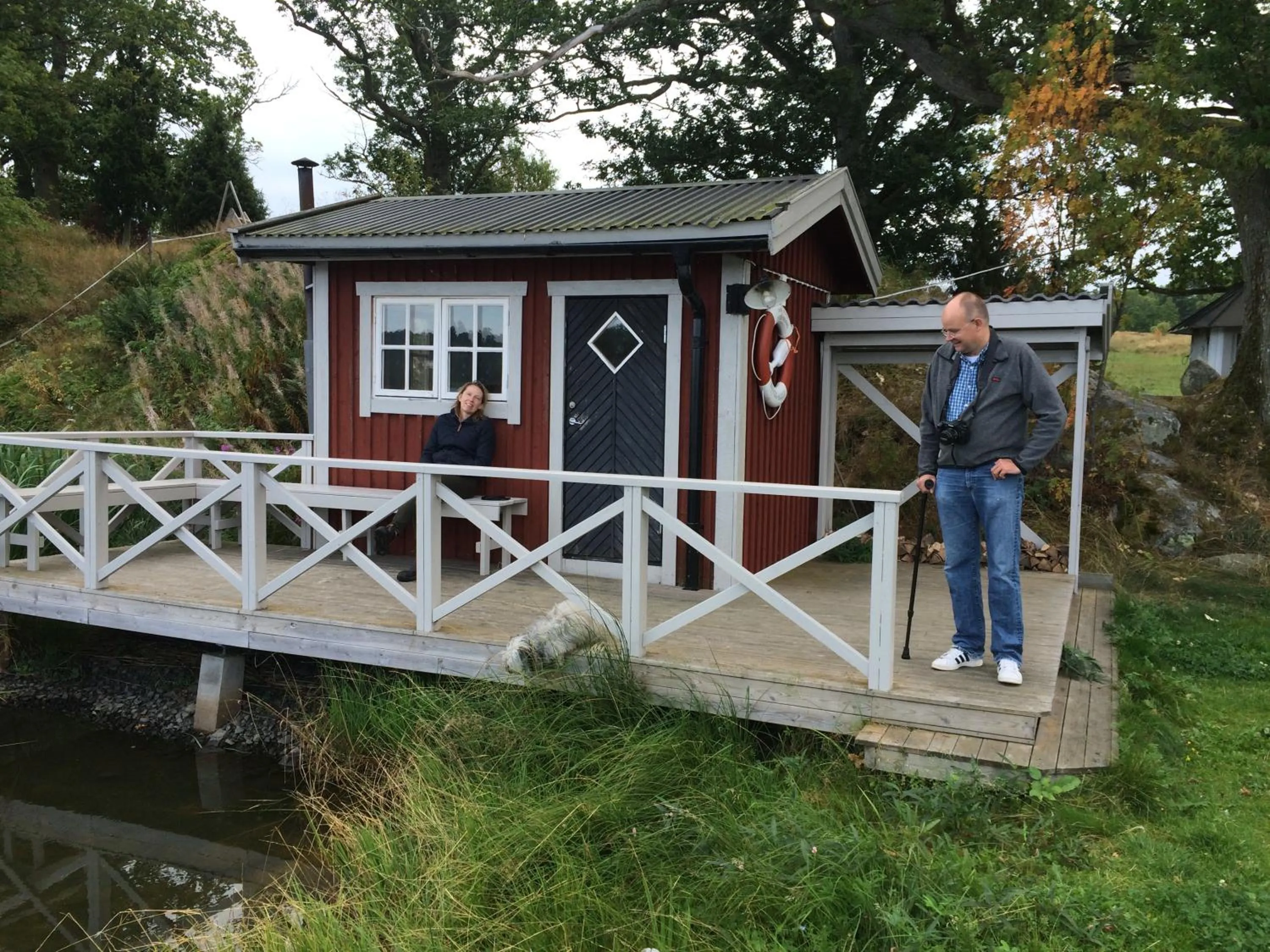 Sauna in Wallby Säteri
