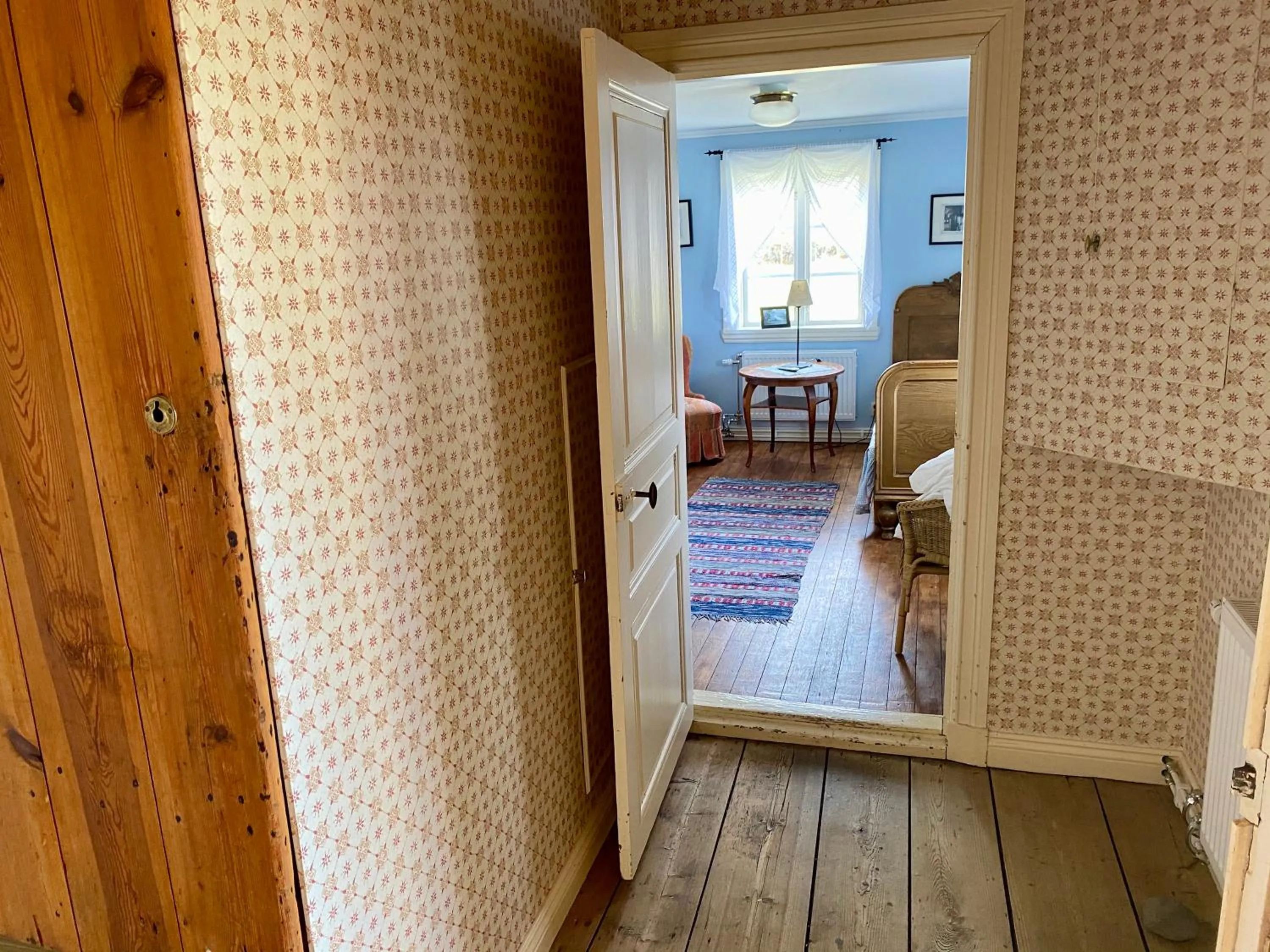 Bedroom, Bed in Wallby Säteri