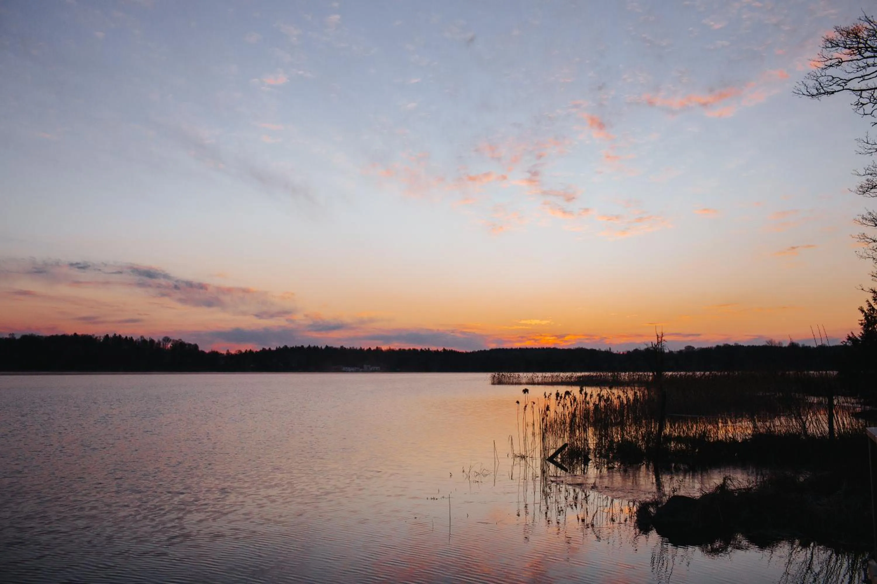 Natural landscape in Wallby Säteri